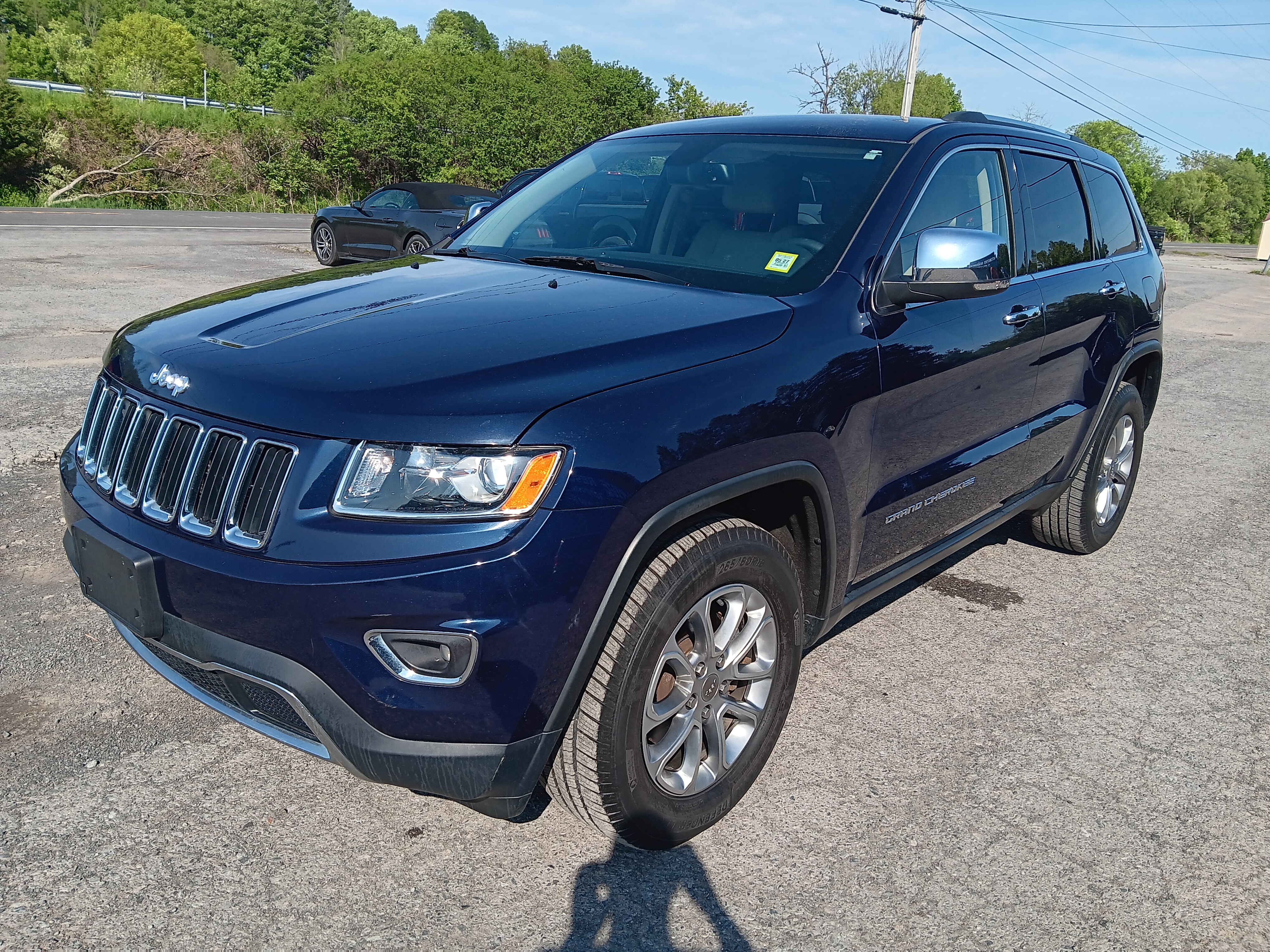Blue 2015 Jeep Grand Cherokee Limited 4WD SUV / Crossover Four-Wheel Drive Automatic