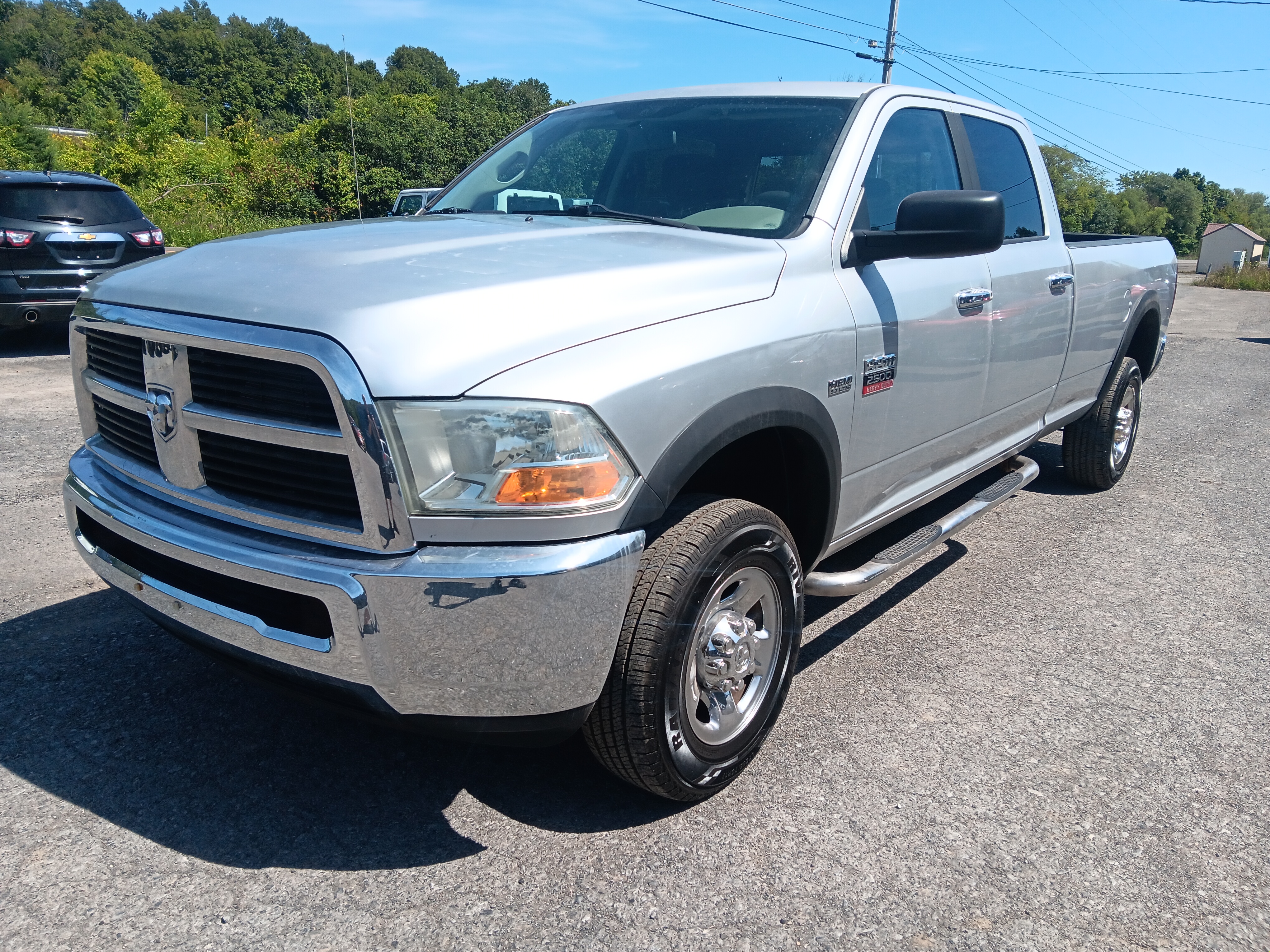 Silver 2010 Dodge RAM 2500 Pickup Truck Four-Wheel Drive Automatic