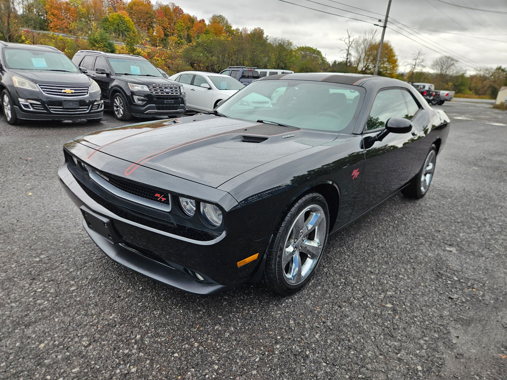 Black 2014 Dodge Challenger Coupe Rear-Wheel Drive Automatic