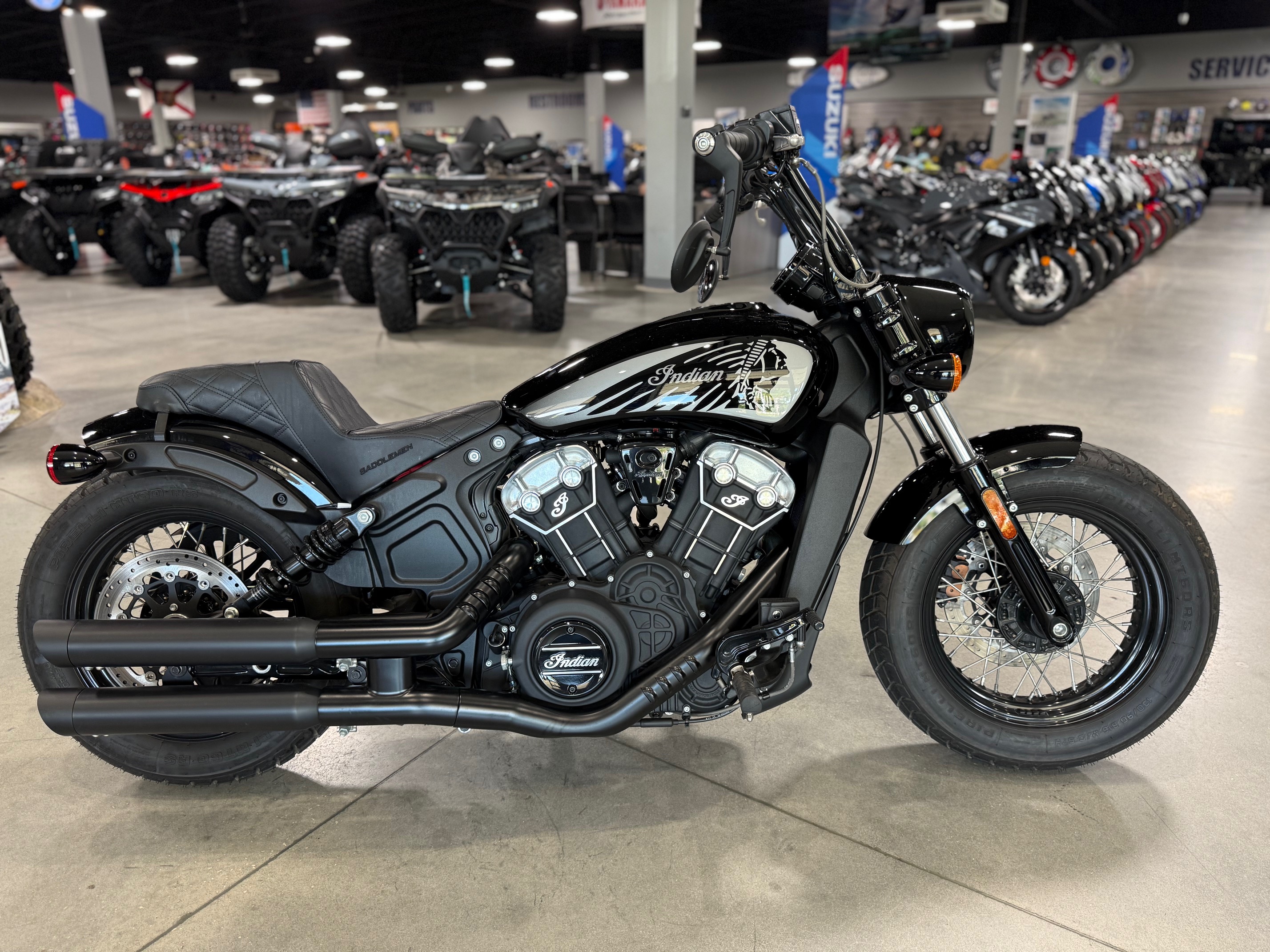 2023 Black Indian Scout Bobber Twenty