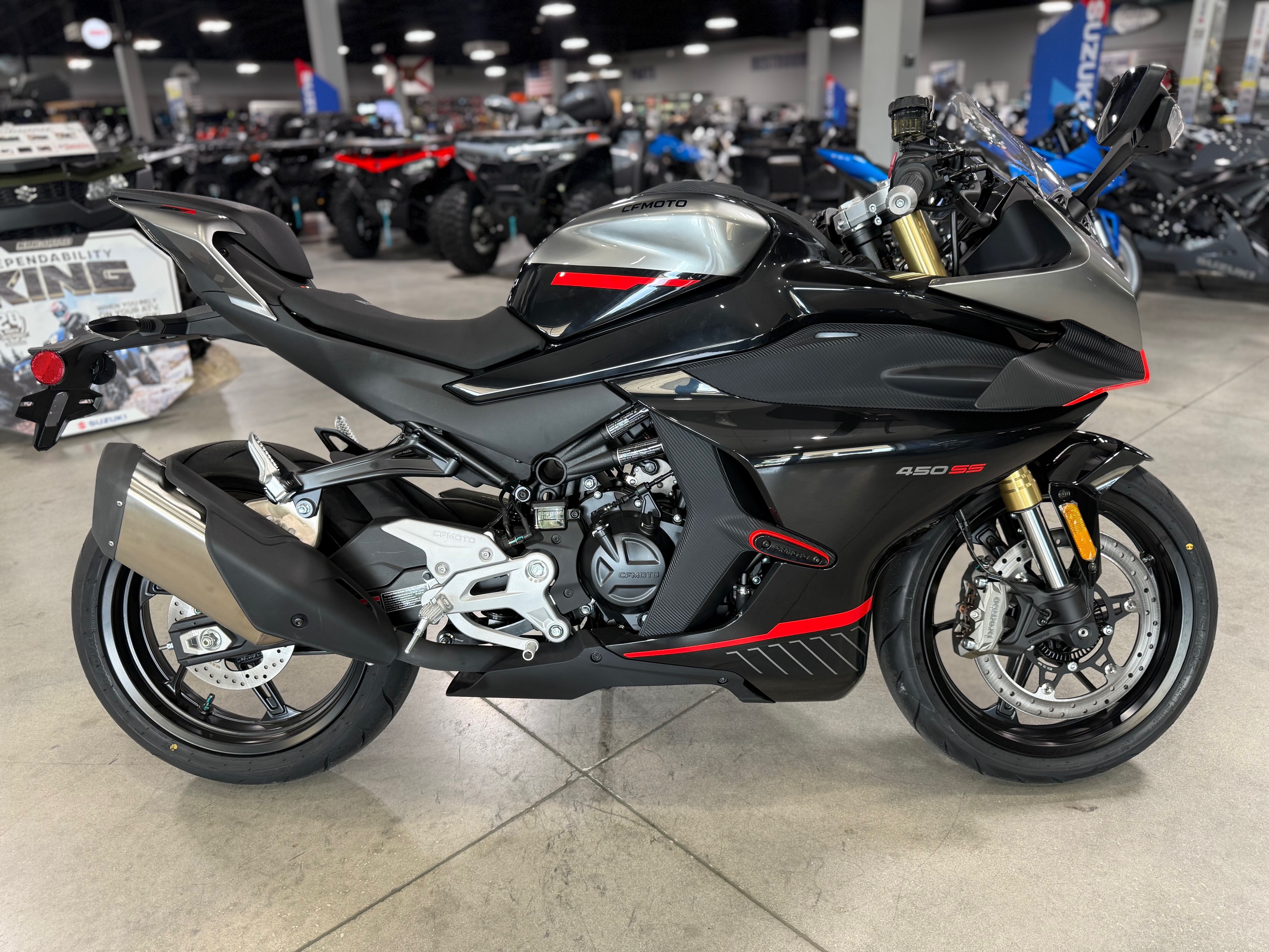 2025 BLK CFMOTO 450SS