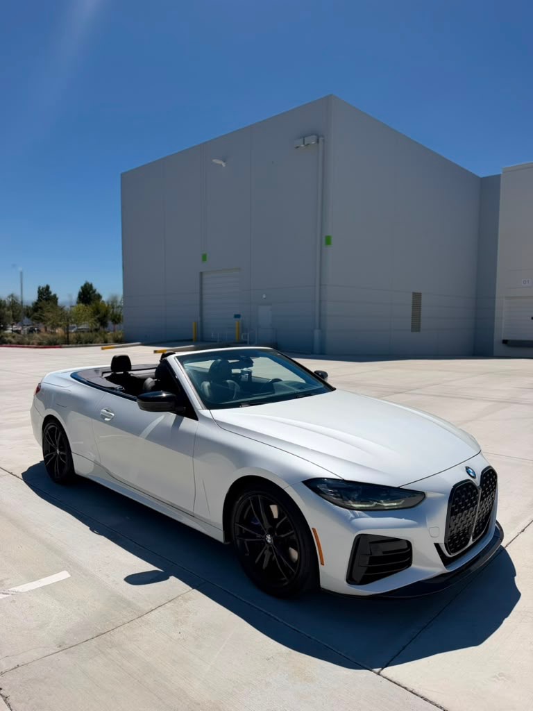White 2022 BMW 4 Series Convertible All-Wheel Drive Manual