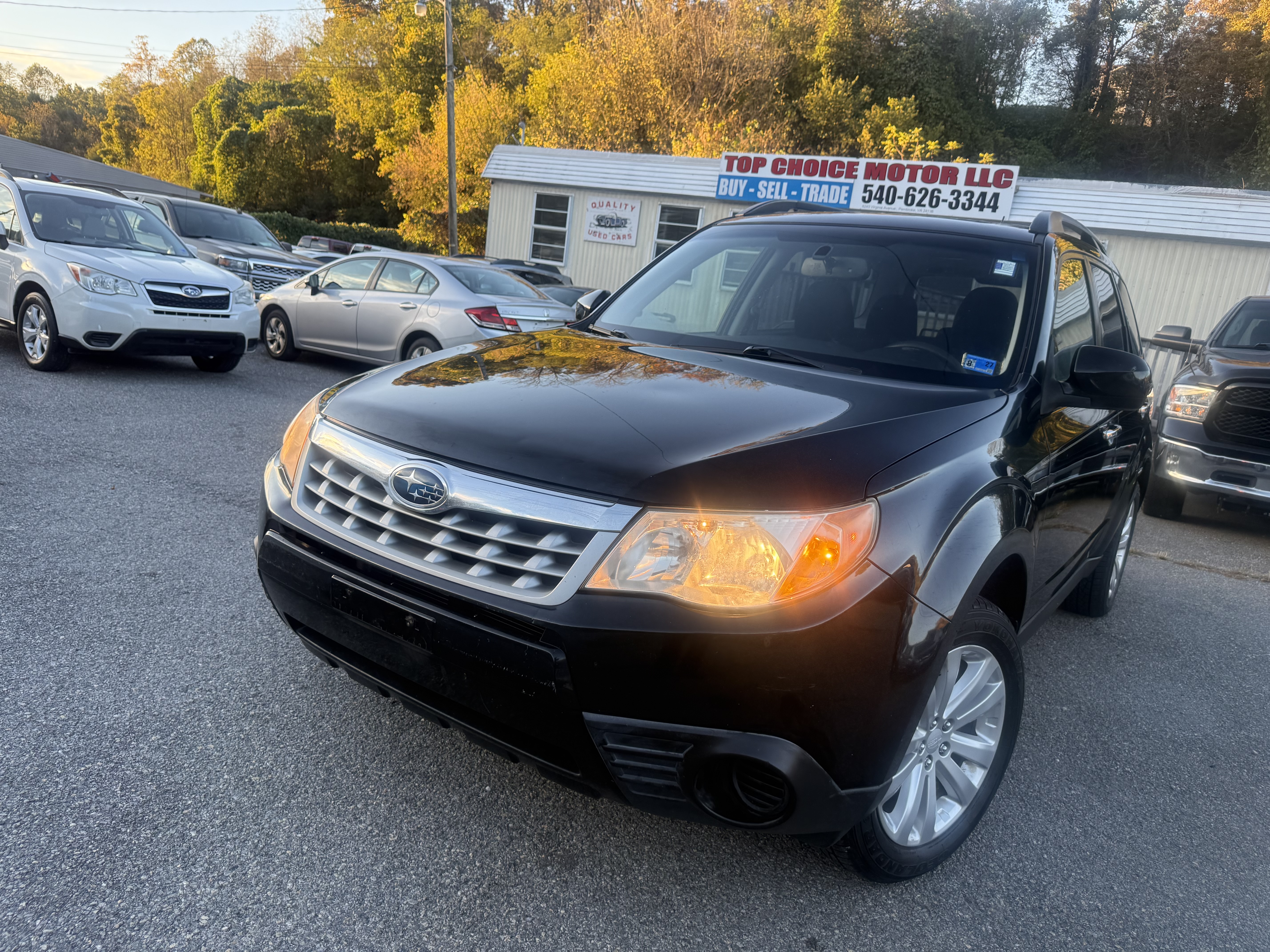 Black 2013 Subaru Forester SUV / Crossover All-Wheel Drive Automatic