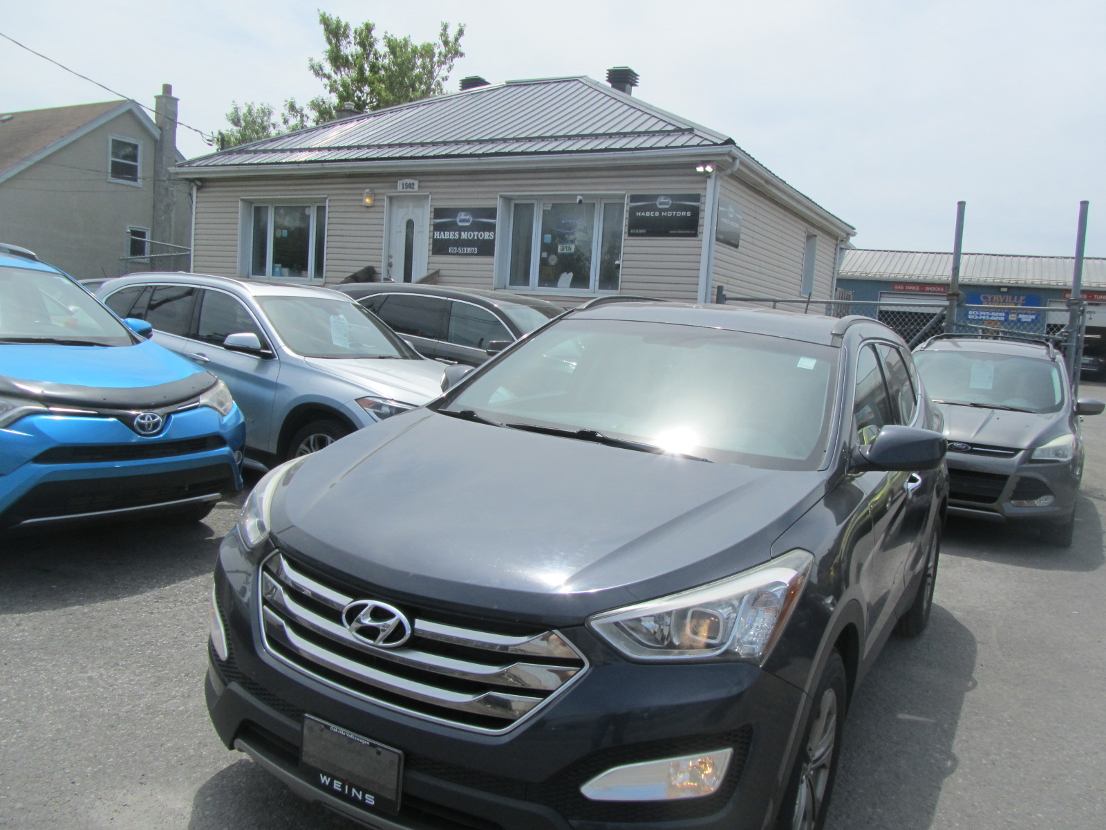 Blue 2015 Hyundai Santa Fe Sport 2.0T Premium AWD SUV / Crossover Automatic