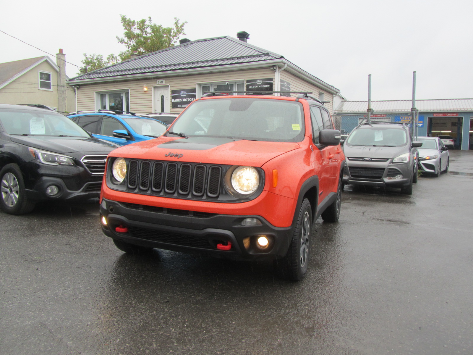 Orange 2015 Jeep Renegade SUV / Crossover Four-Wheel Drive Automatic