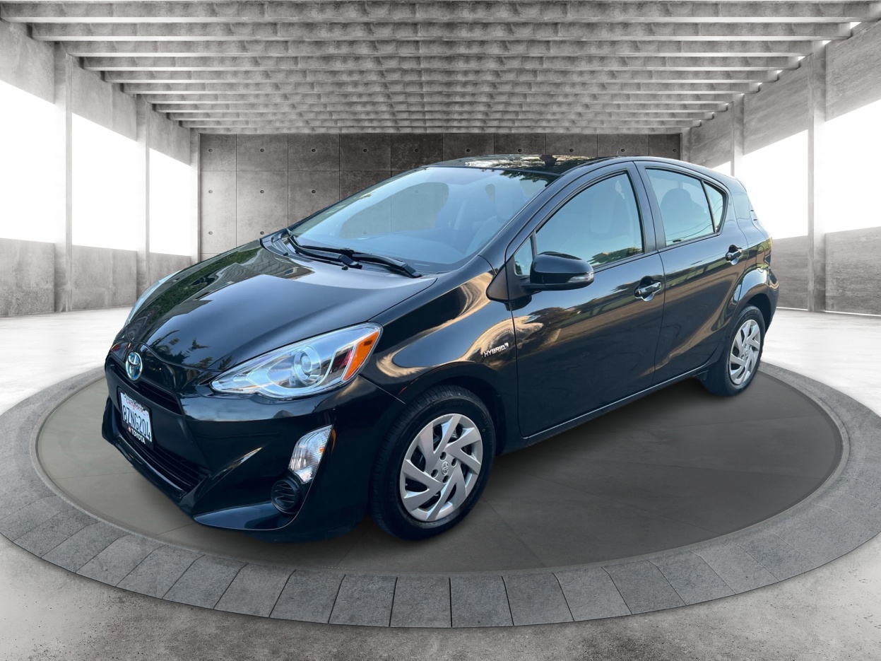 Black 2015 Toyota Prius c One Hatchback Front-Wheel Drive Automatic