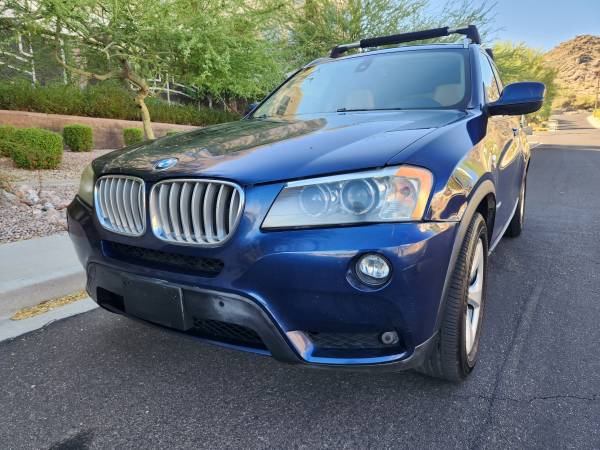 Blue 2011 BMW X3 SUV / Crossover All-Wheel Drive Automatic