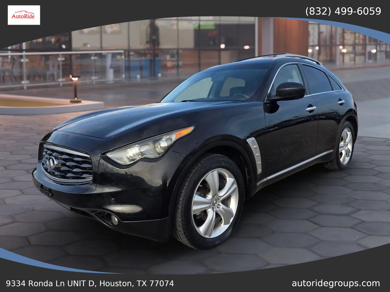 Black 2010 INFINITI FX35 SUV / Crossover Rear-Wheel Drive Manual