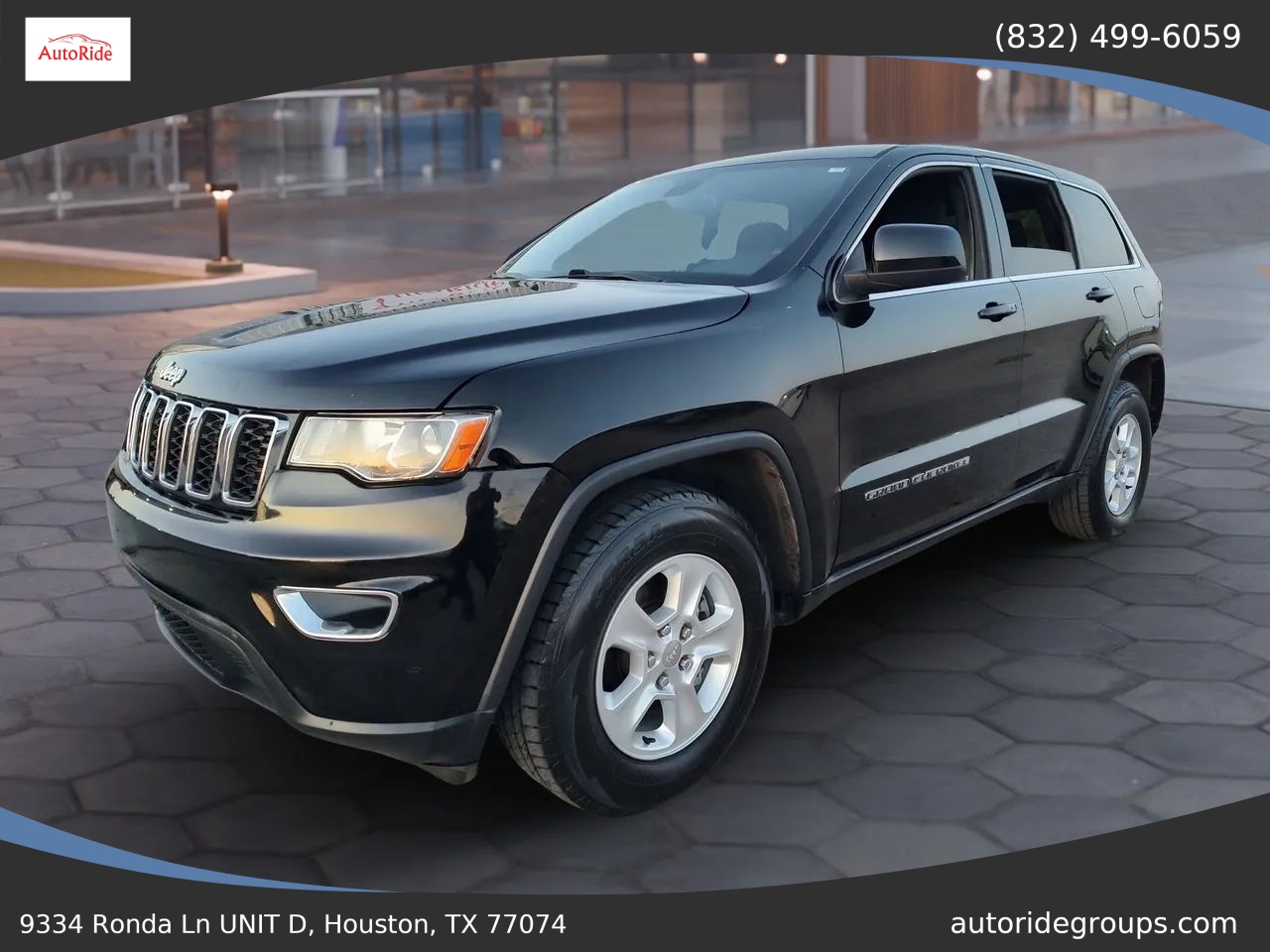 Black 2017 Jeep Grand Cherokee SUV / Crossover 4X2 Automatic