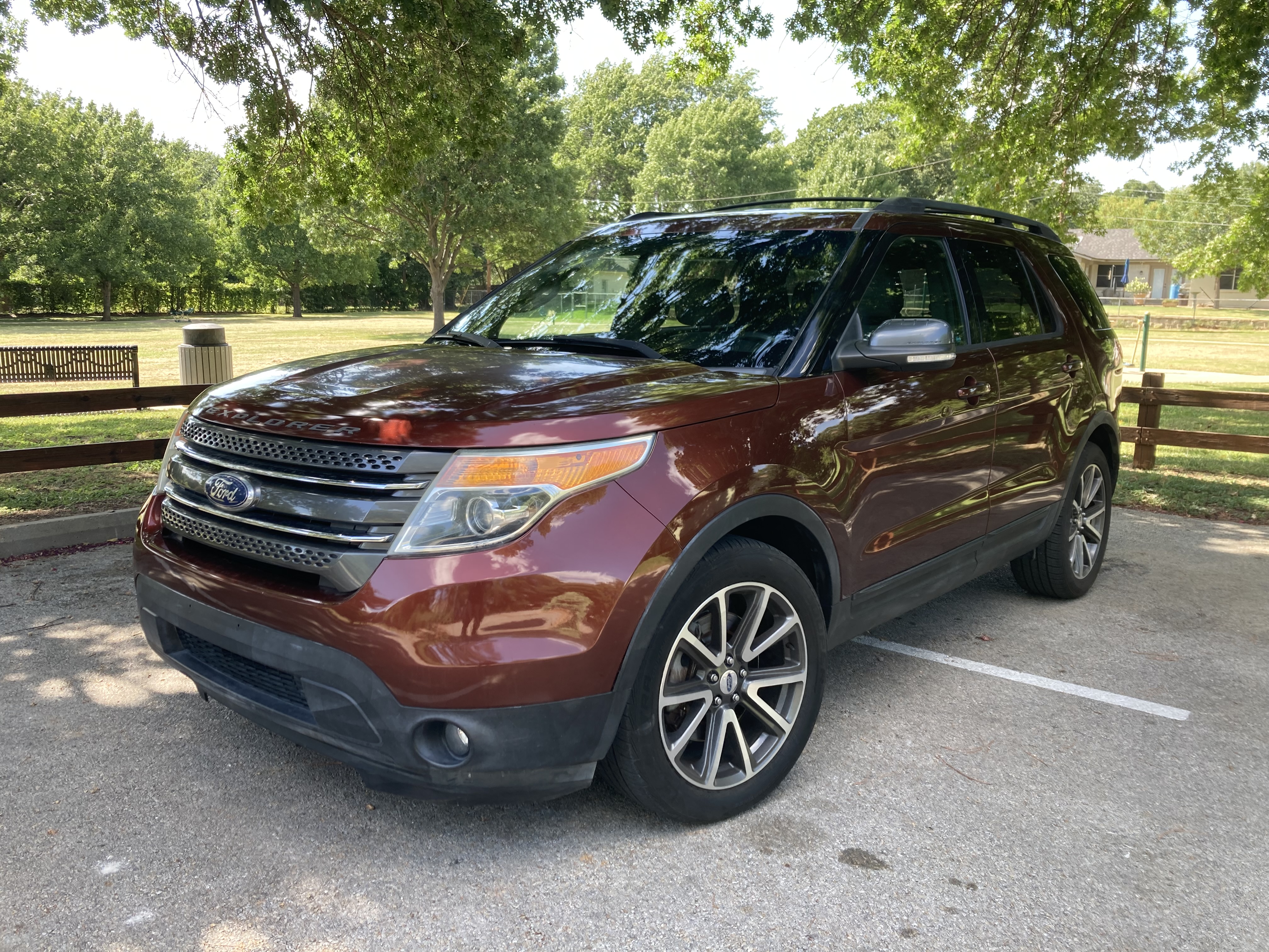 Red 2015 Ford Explorer SUV / Crossover Front-Wheel Drive Automatic
