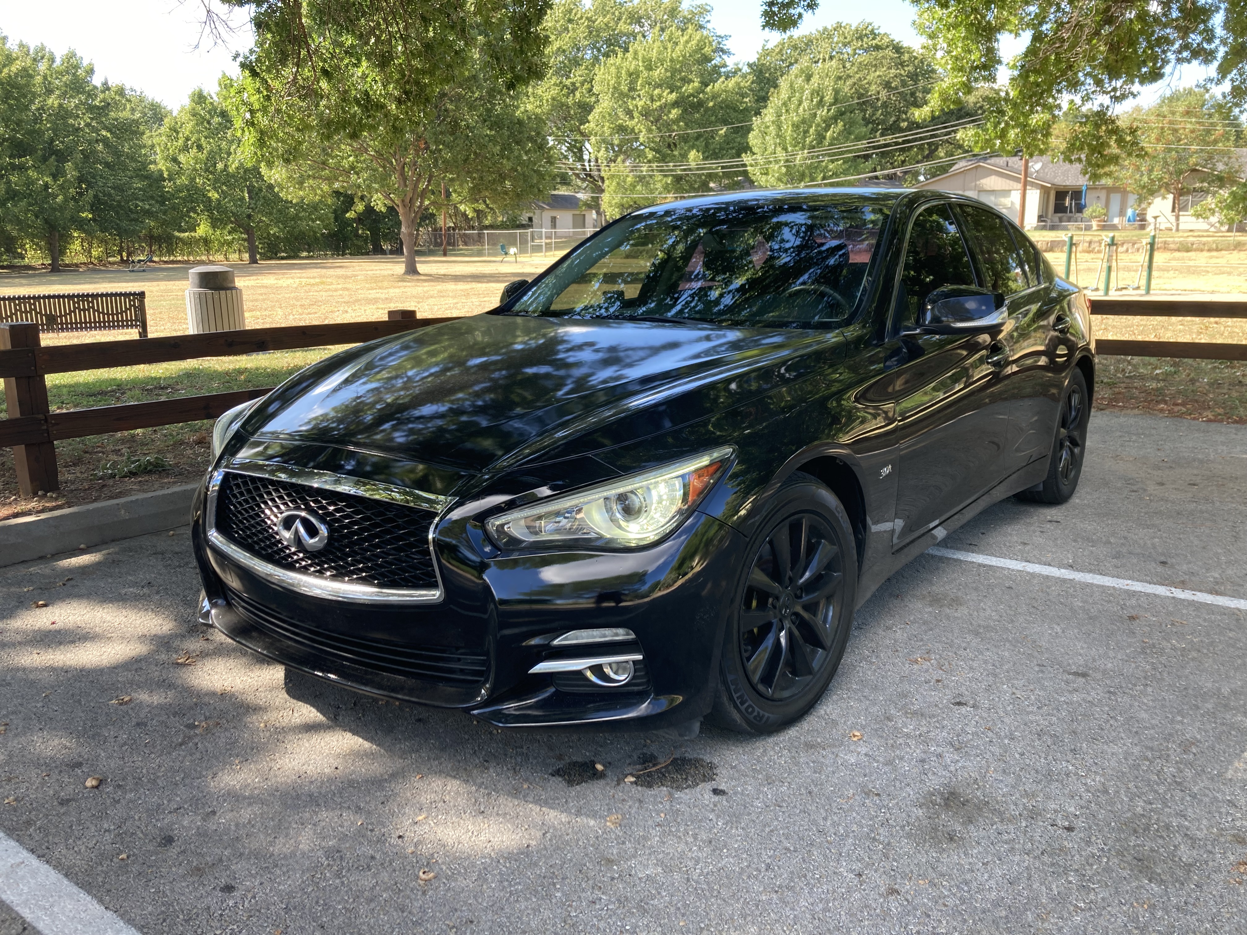 Black 2017 INFINITI Q50 Sedan Rear-Wheel Drive Automatic