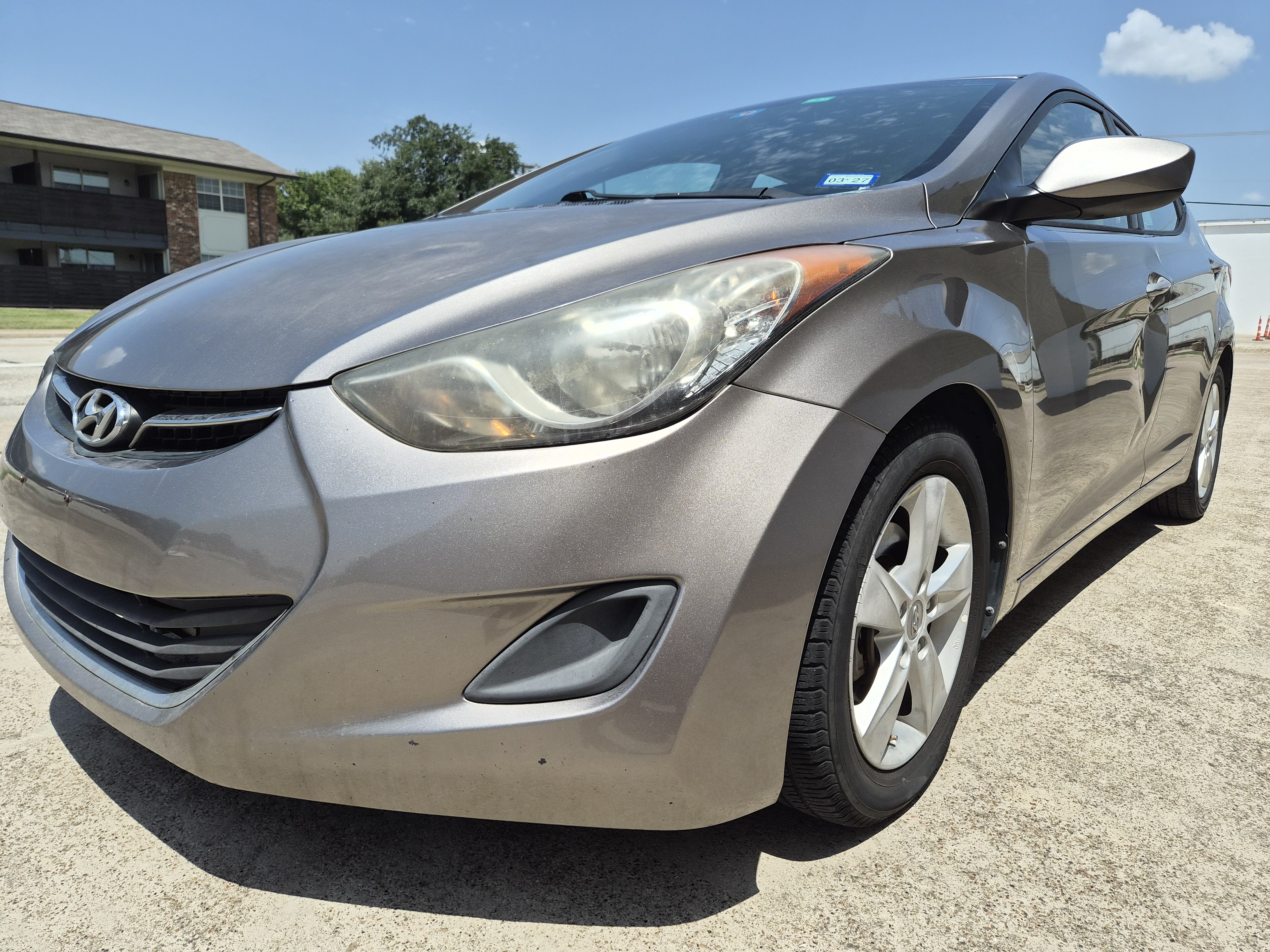 Brown 2013 Hyundai Elantra Sedan Front-Wheel Drive Automatic