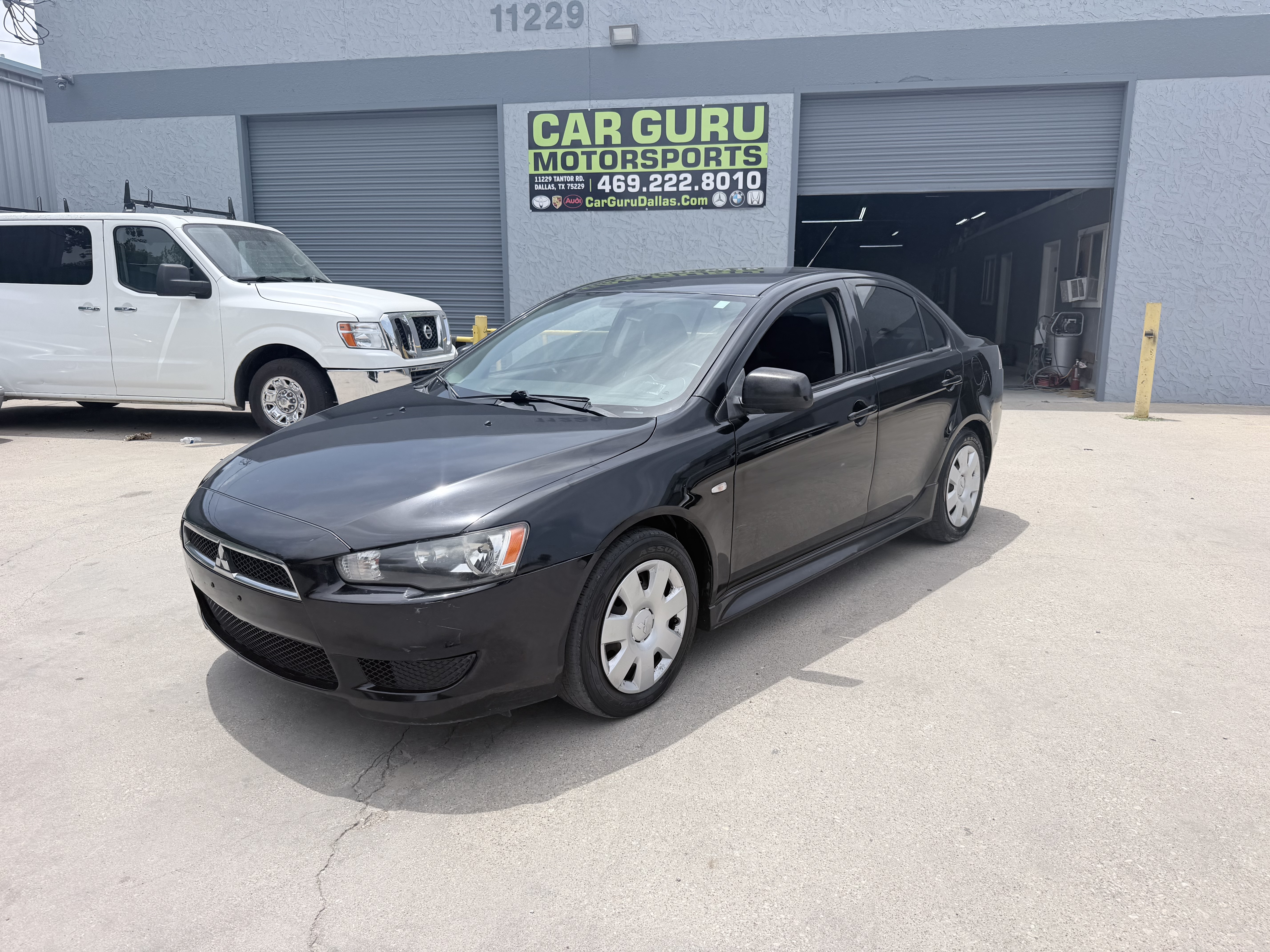 Black 2011 Mitsubishi Lancer Sedan Front-Wheel Drive Automatic