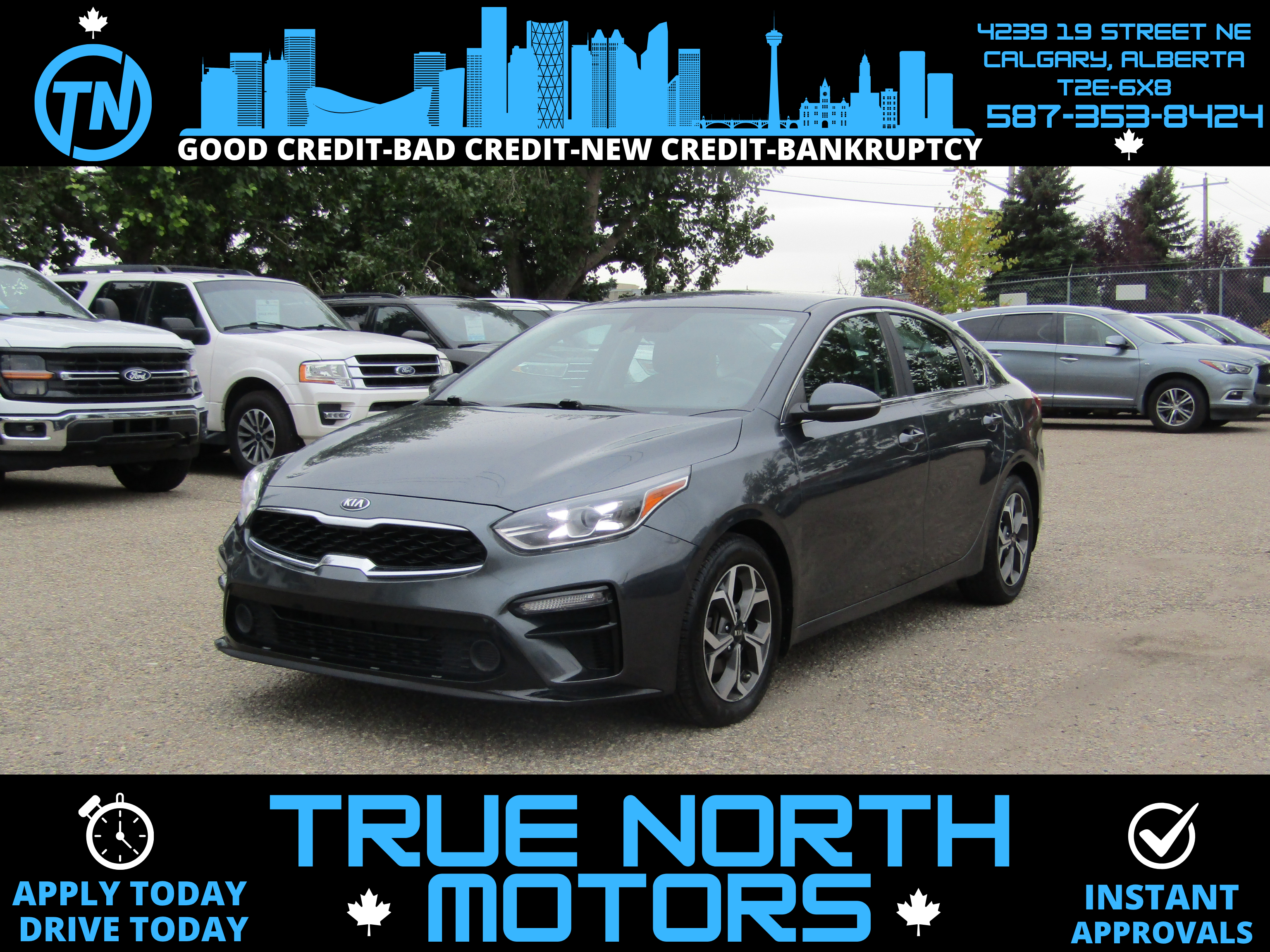 Gray 2019 Kia Forte Sedan
