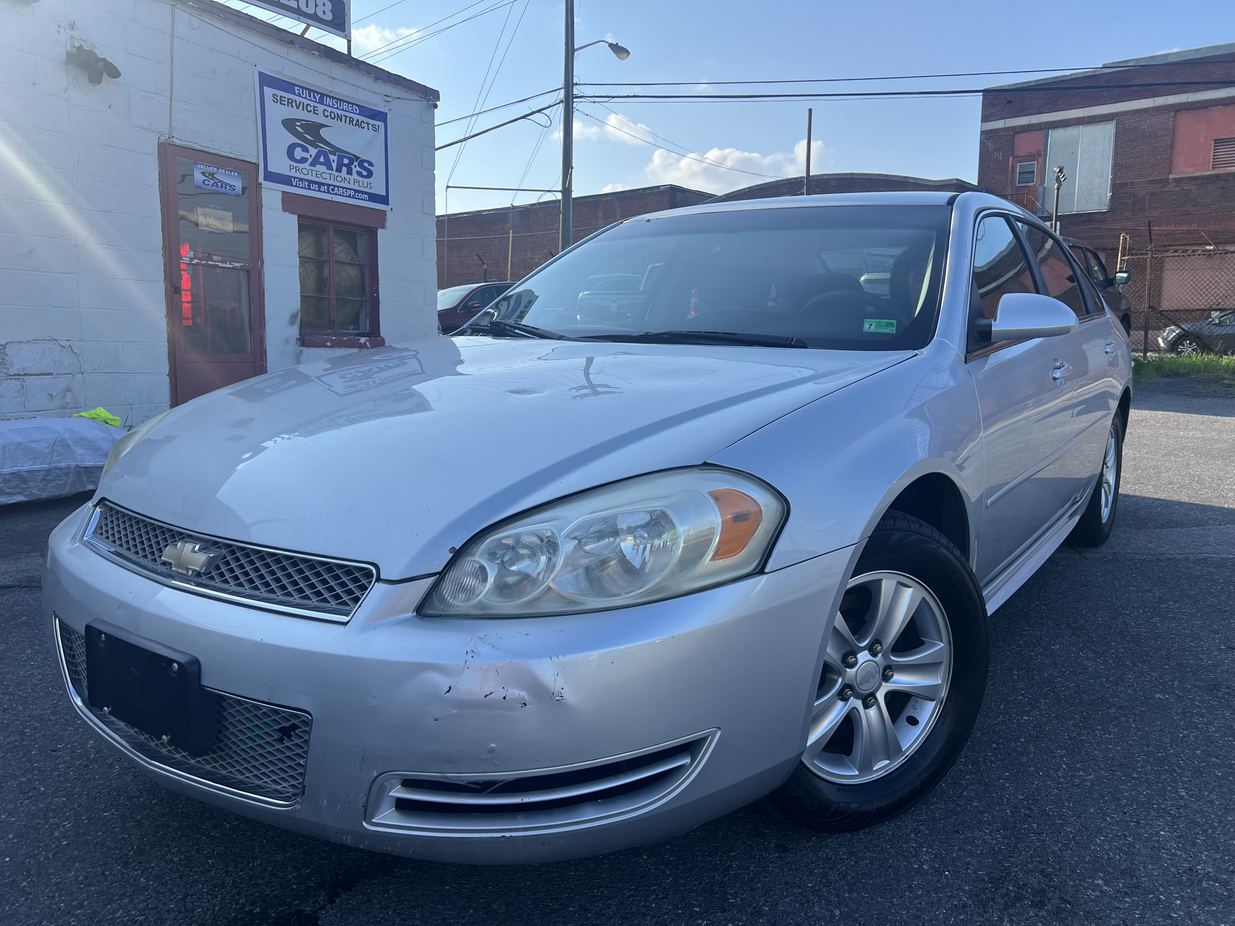 Silver 2013 Chevrolet Impala Sedan Front-Wheel Drive Automatic