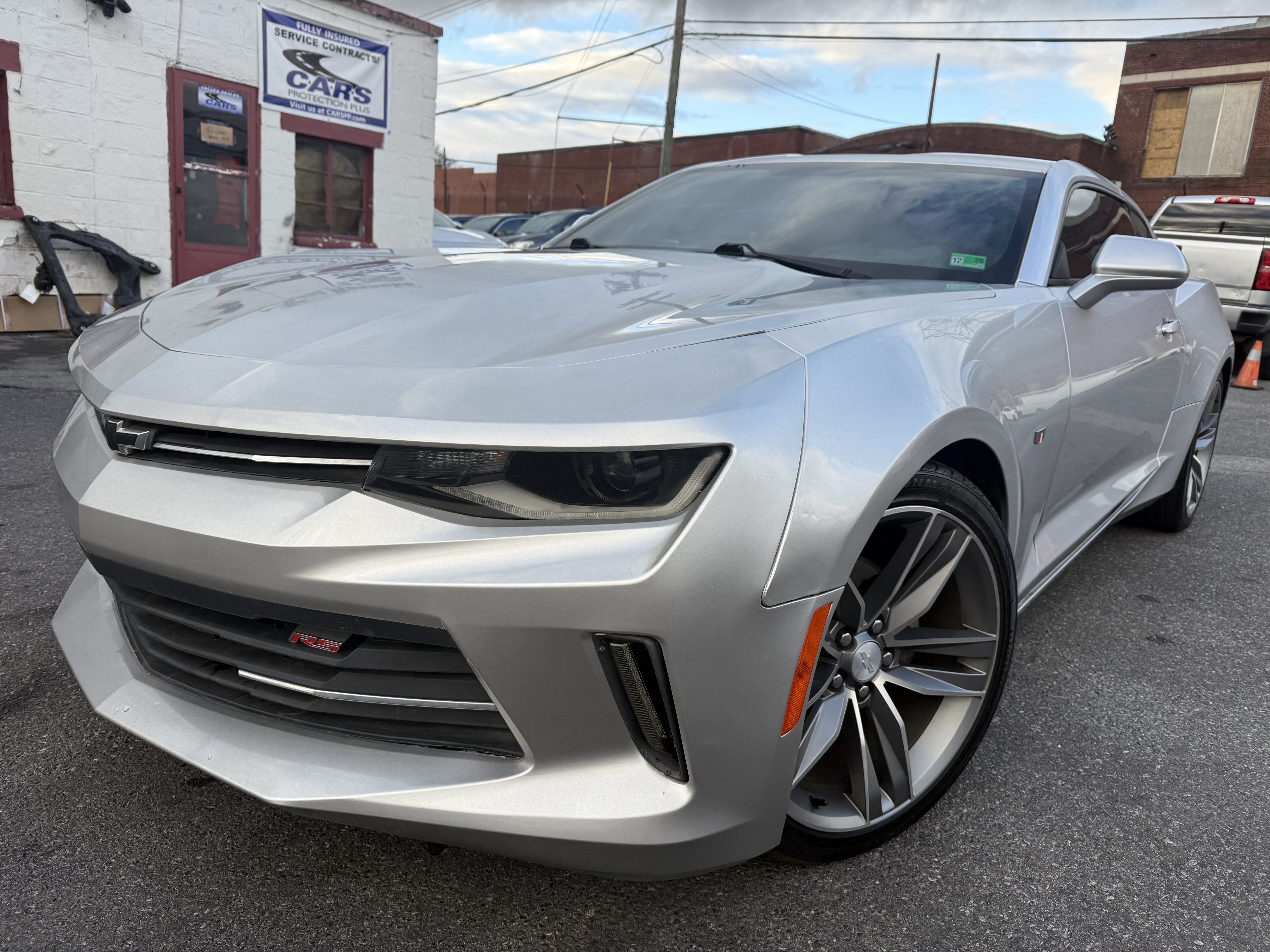 Silver 2017 Chevrolet Camaro Coupe Rear-Wheel Drive Automatic
