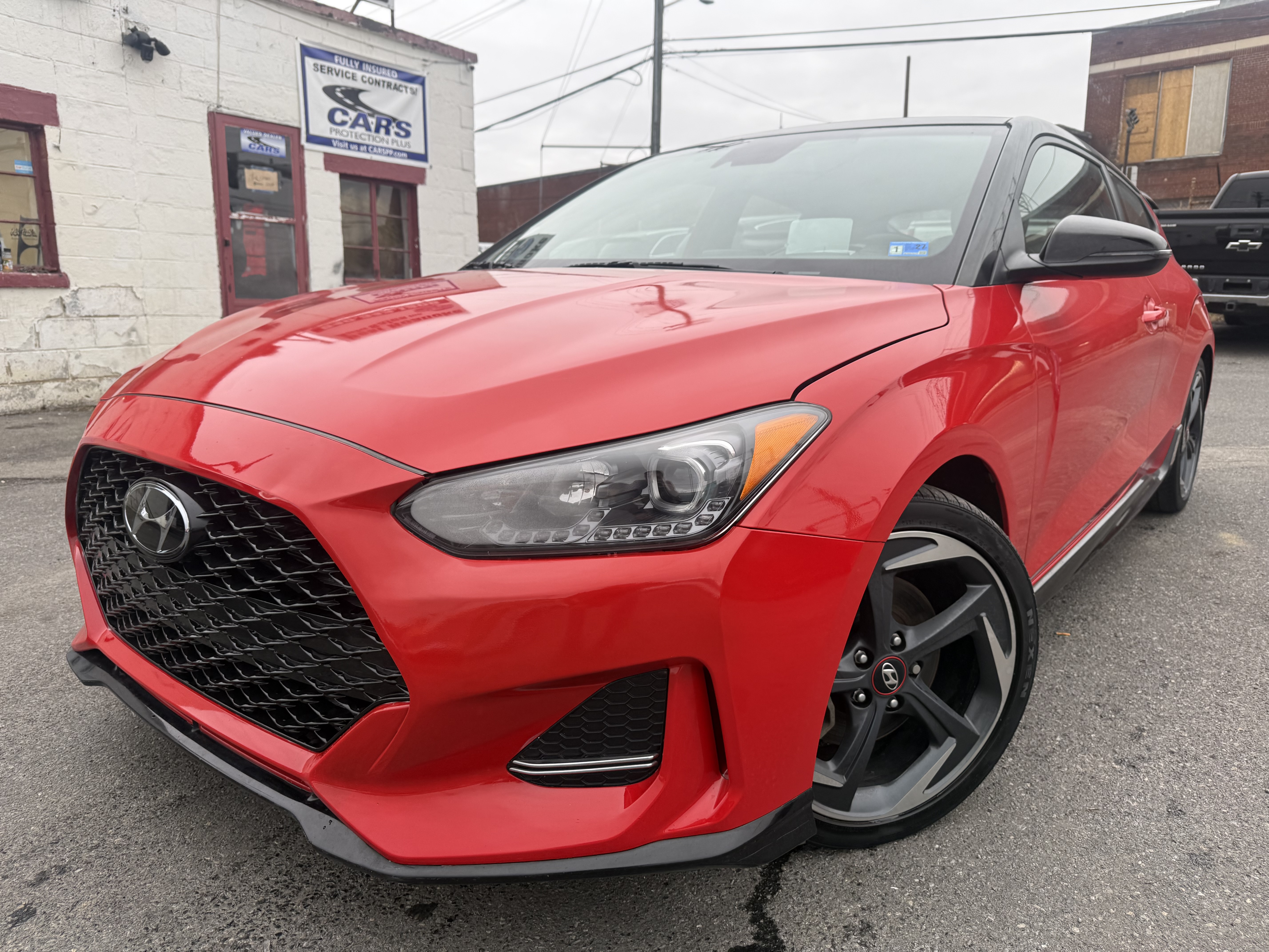 Red 2020 Hyundai Veloster Coupe Front-Wheel Drive Automatic