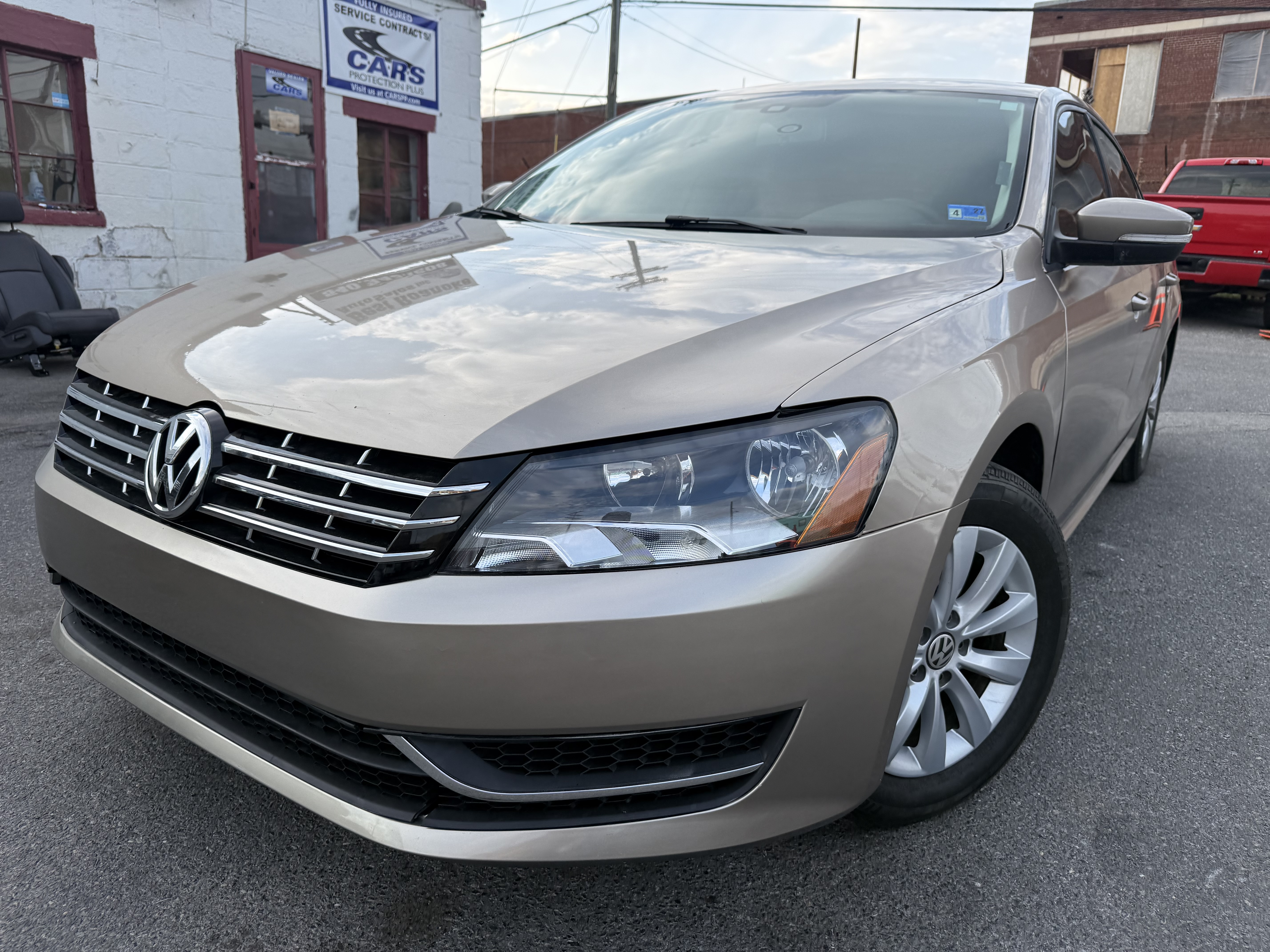 Gold 2015 Volkswagen Passat Sedan Front-Wheel Drive Automatic