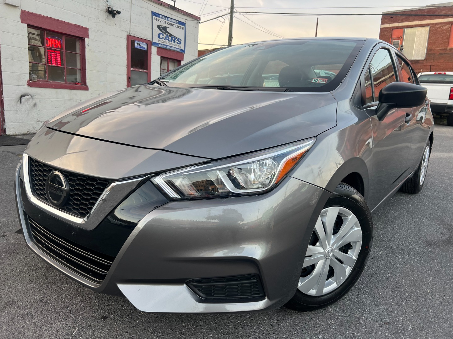 Gray 2020 Nissan Versa Sedan Front-Wheel Drive Automatic