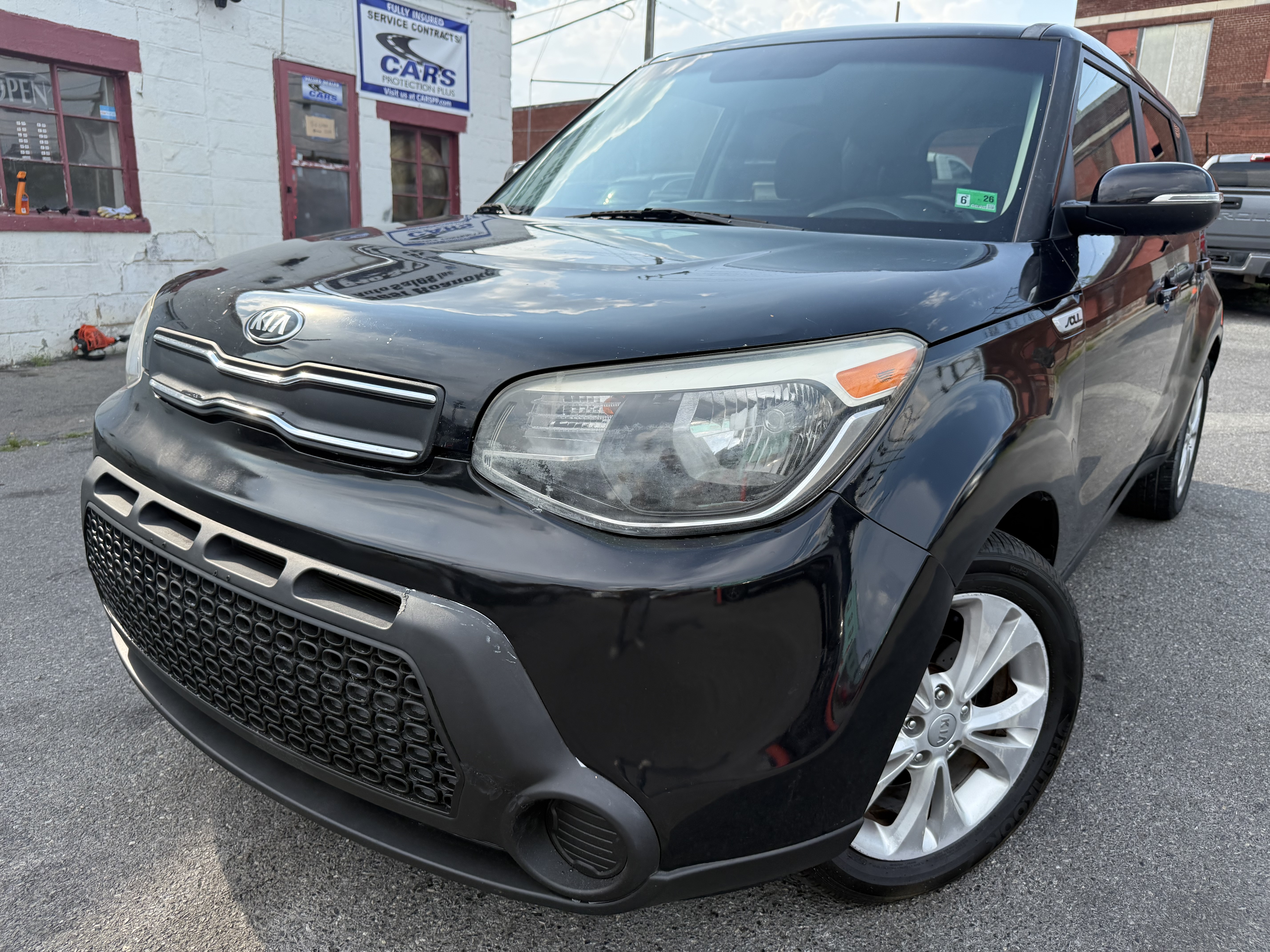 Black 2014 Kia Soul Wagon Front-Wheel Drive Automatic