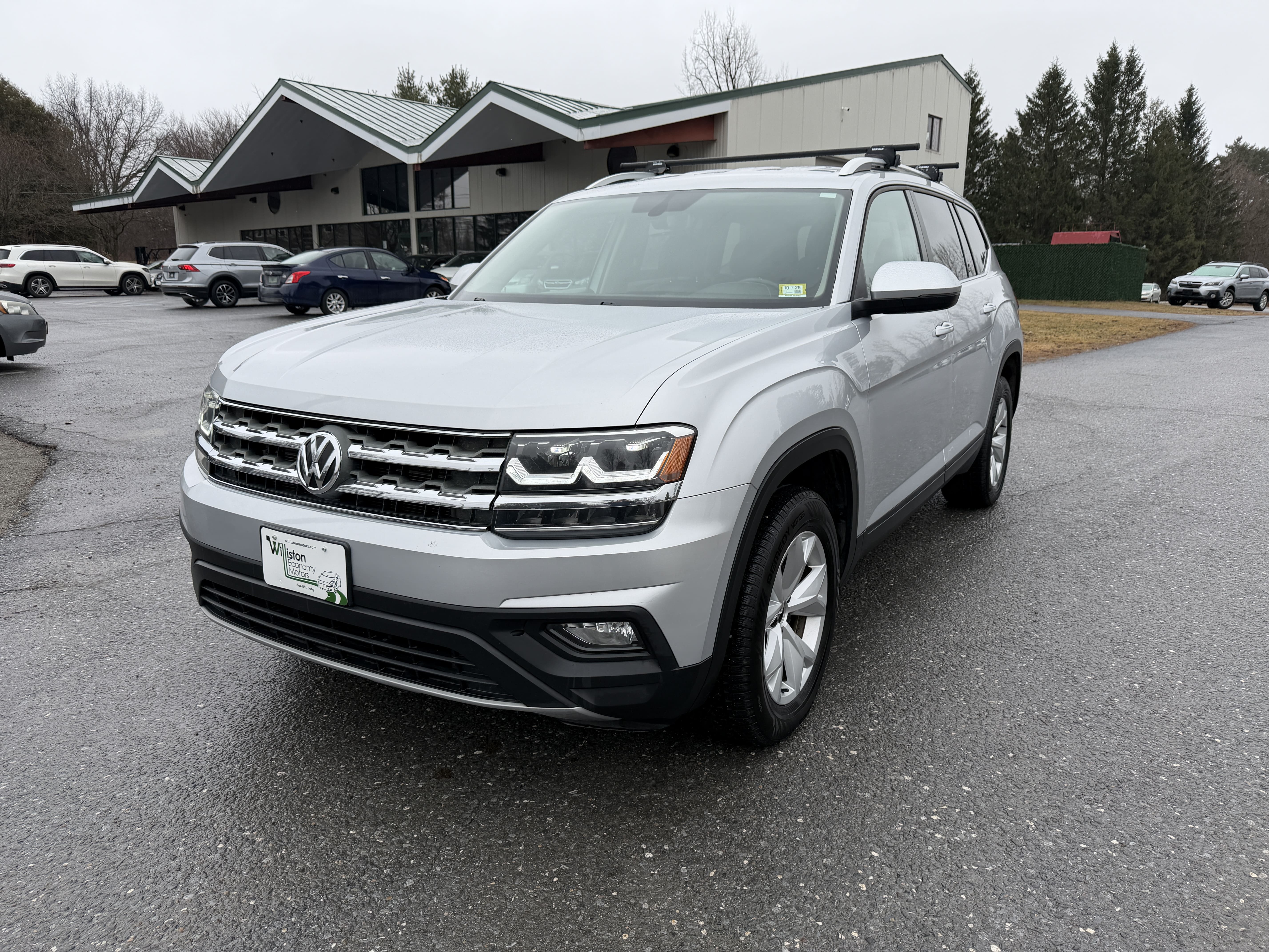 Silver 2018 Volkswagen Atlas SE 4Motion SUV / Crossover All-Wheel Drive Automatic