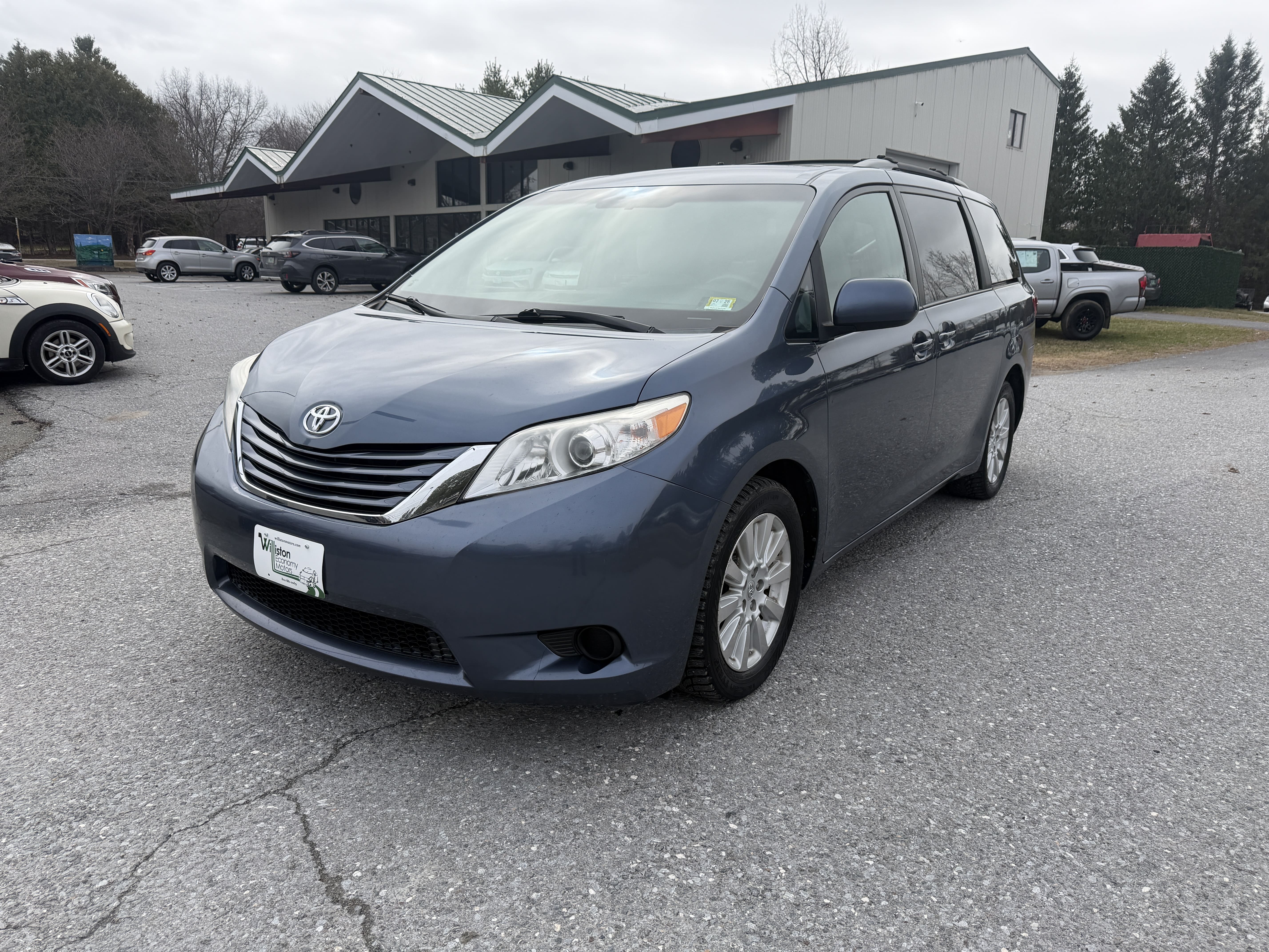 Blue 2015 Toyota Sienna LE 7-Passenger AWD Minivan All-Wheel Drive Automatic