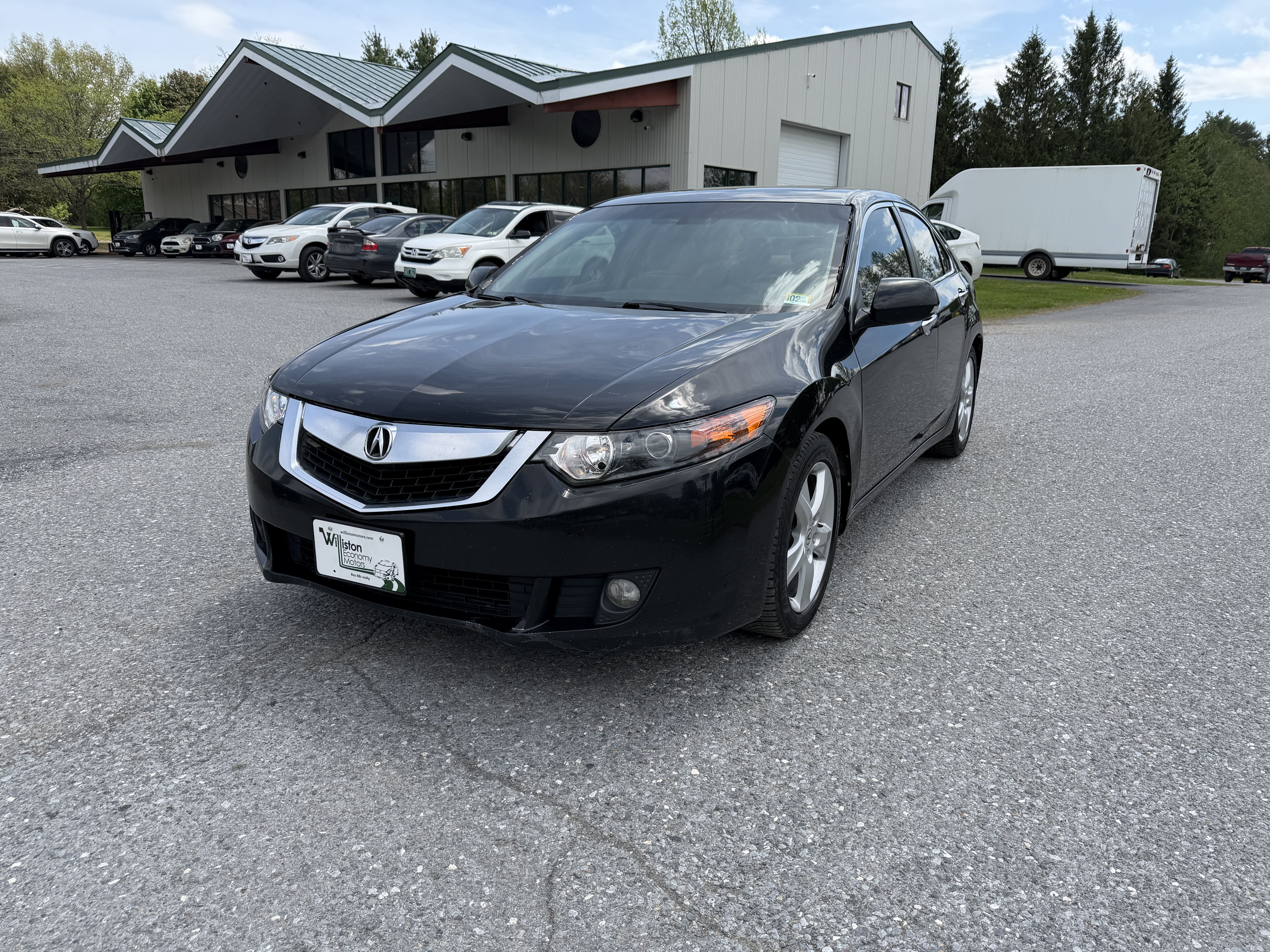 Black 2010 Acura TSX Sedan FWD Sedan Front-Wheel Drive Automatic