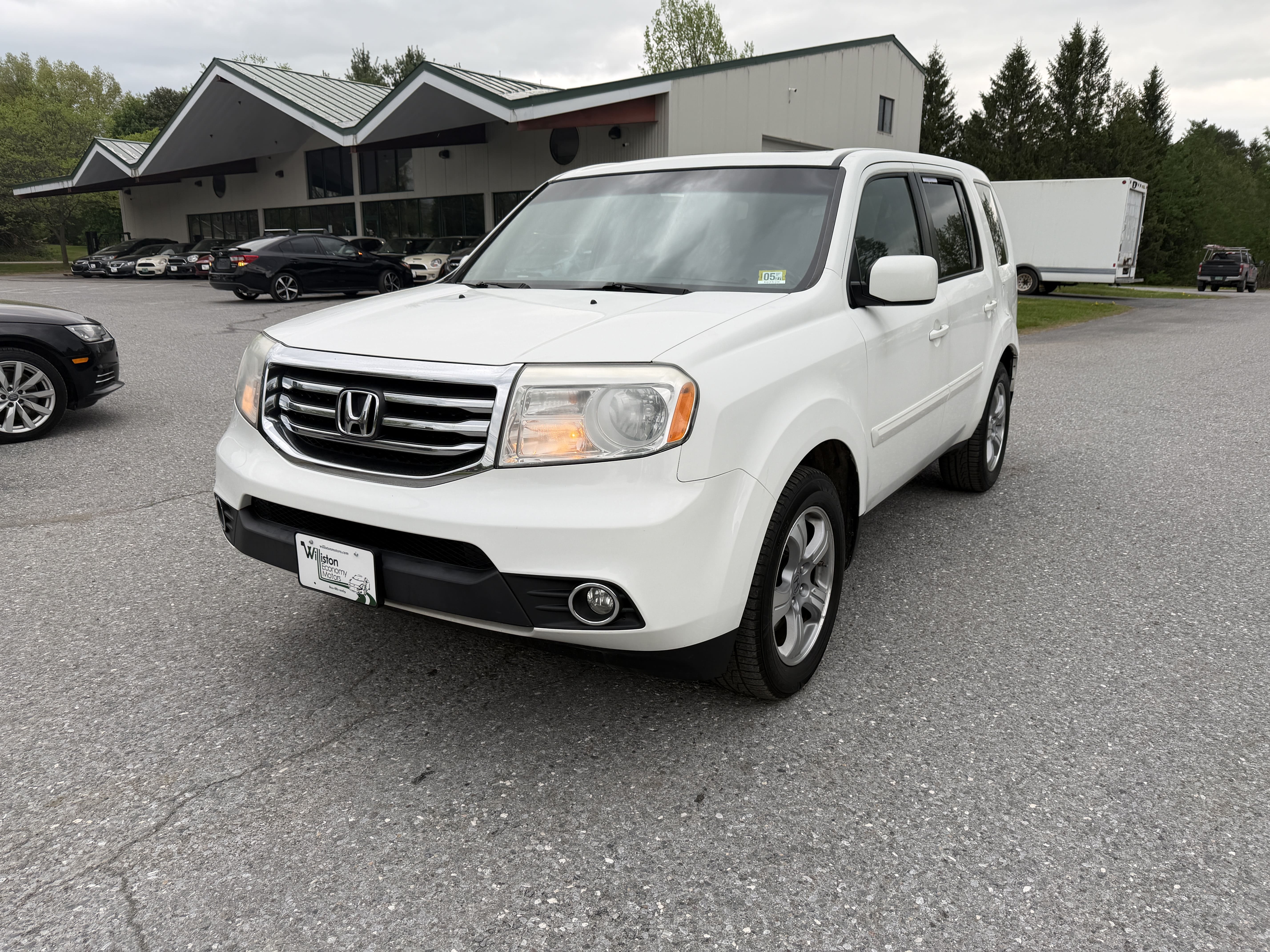White 2015 Honda Pilot EX-L with DVD 4WD SUV / Crossover Four-Wheel Drive Automatic