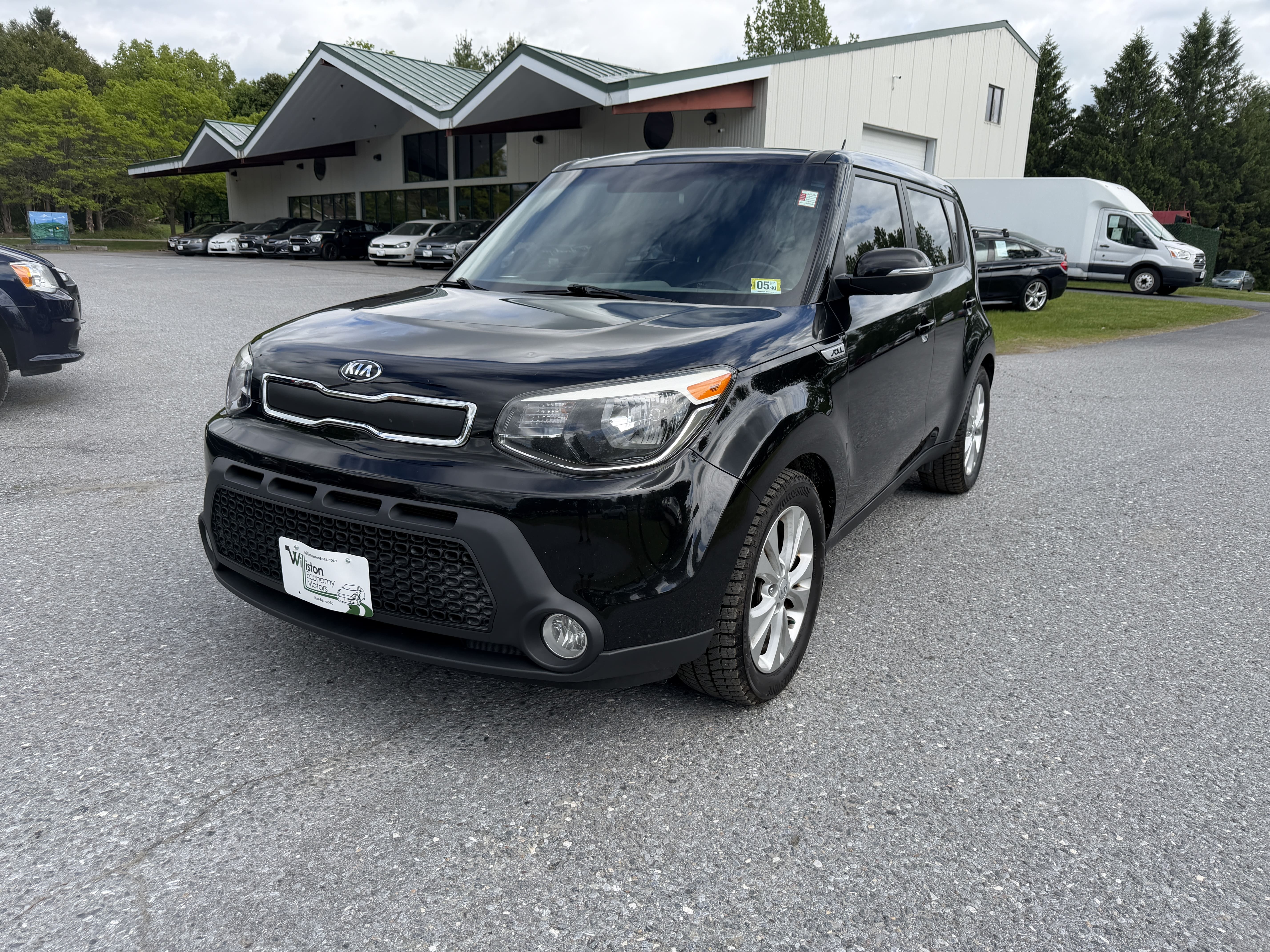 Black 2014 Kia Soul + Wagon Front-Wheel Drive Automatic