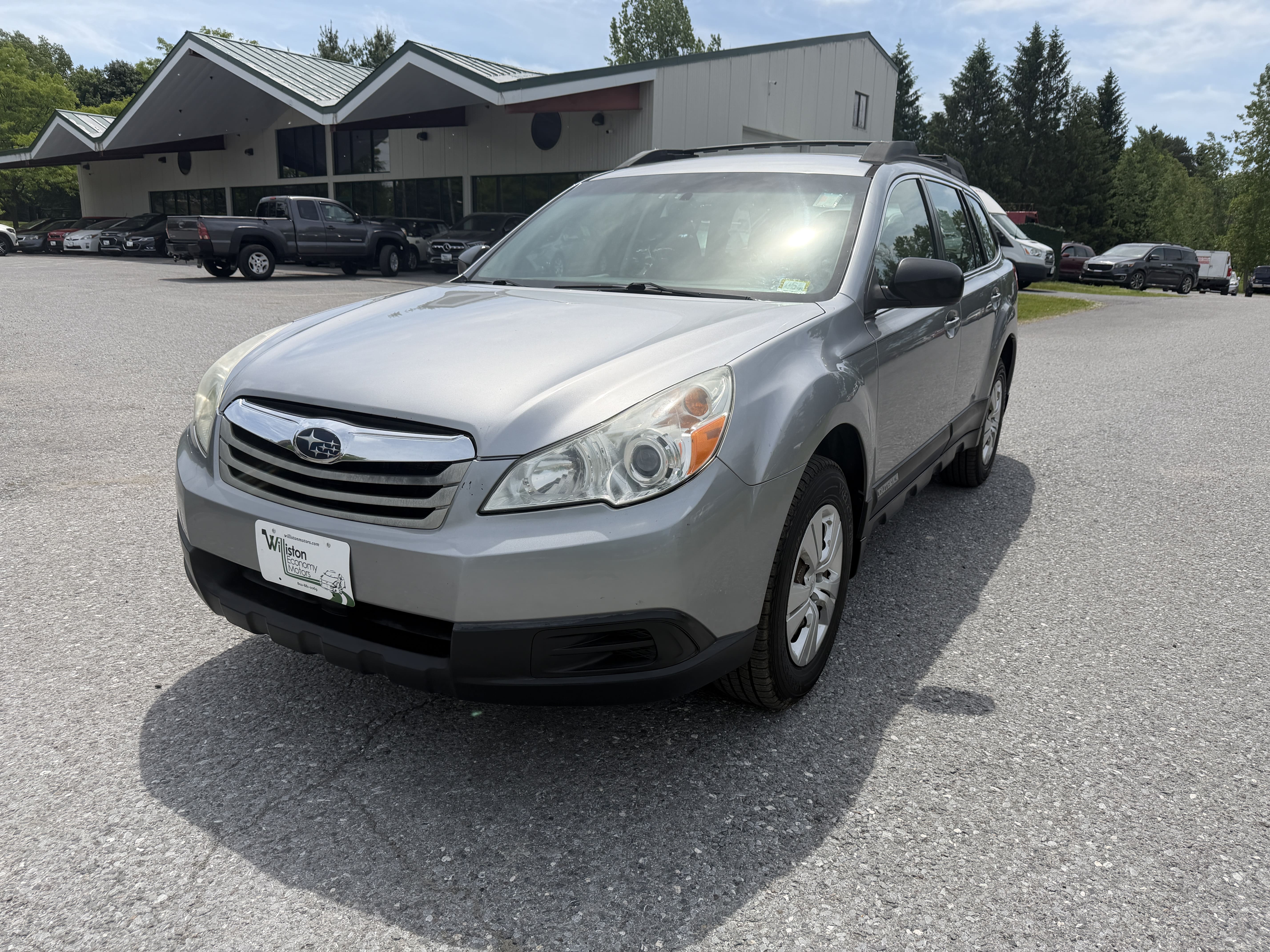 Silver 2011 Subaru Outback 2.5i Wagon All-Wheel Drive Manual