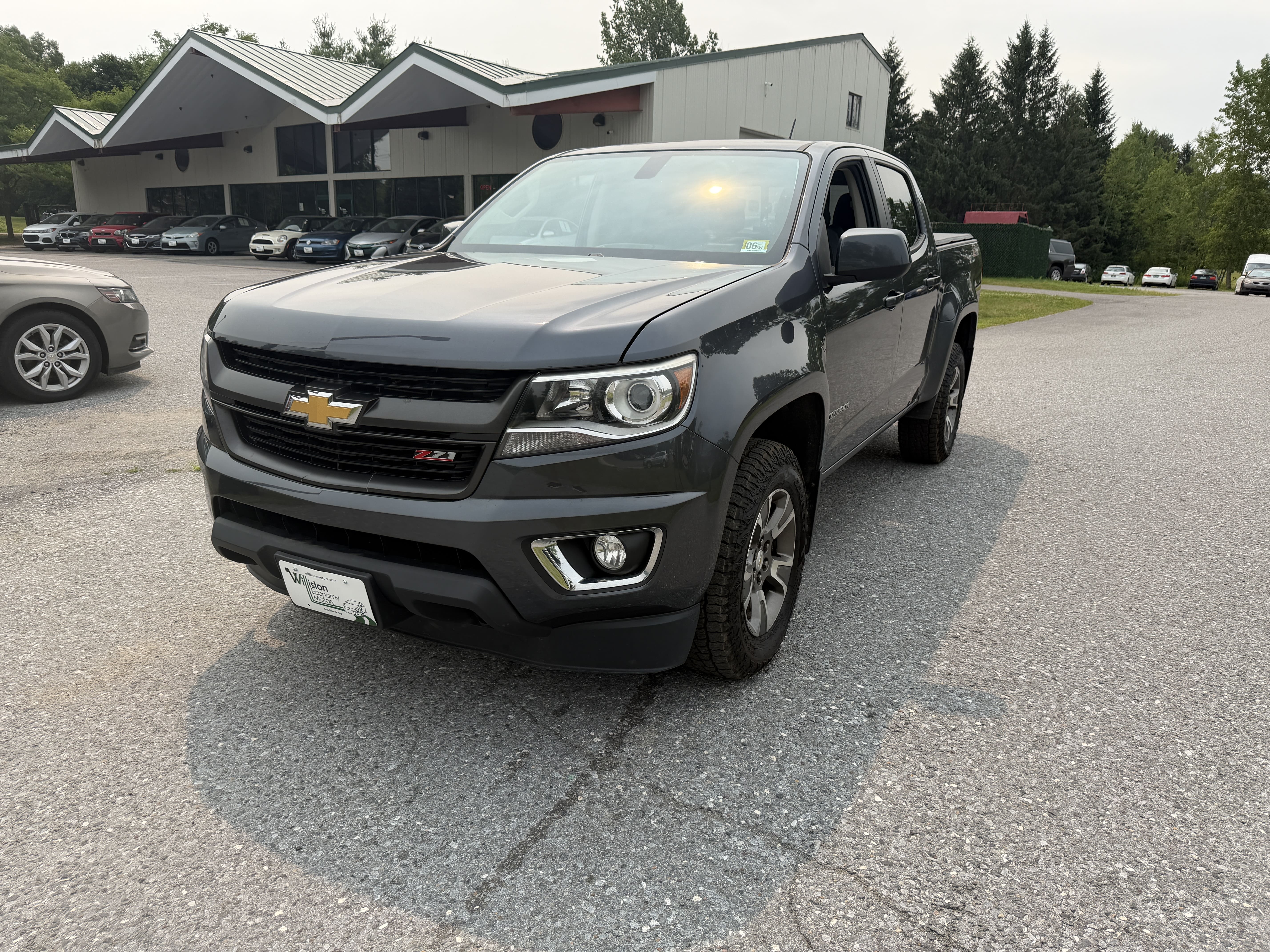 Gray 2017 Chevrolet Colorado Pickup Truck Four-Wheel Drive Automatic