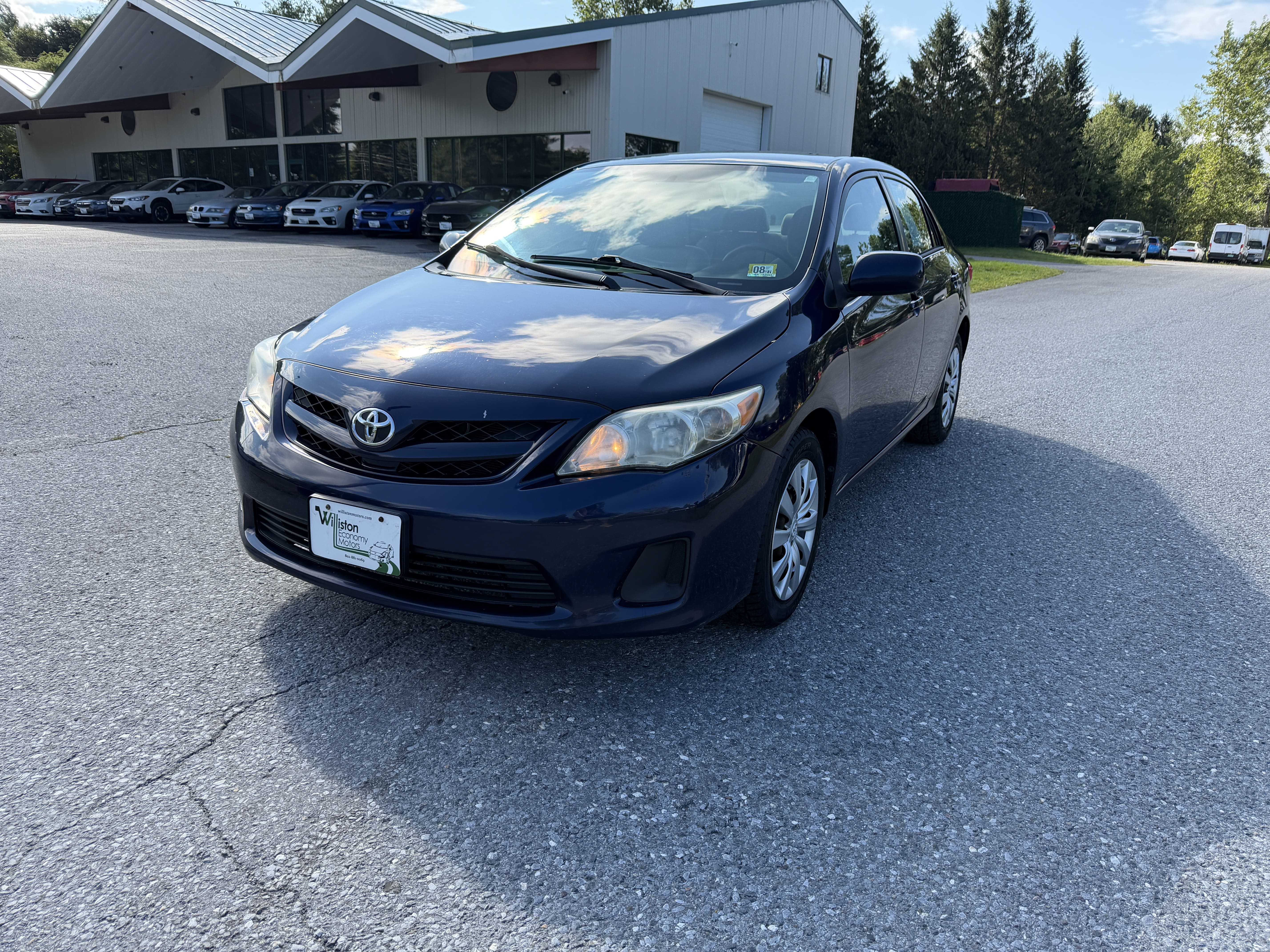 Blue 2012 Toyota Corolla Sedan Front-Wheel Drive Automatic