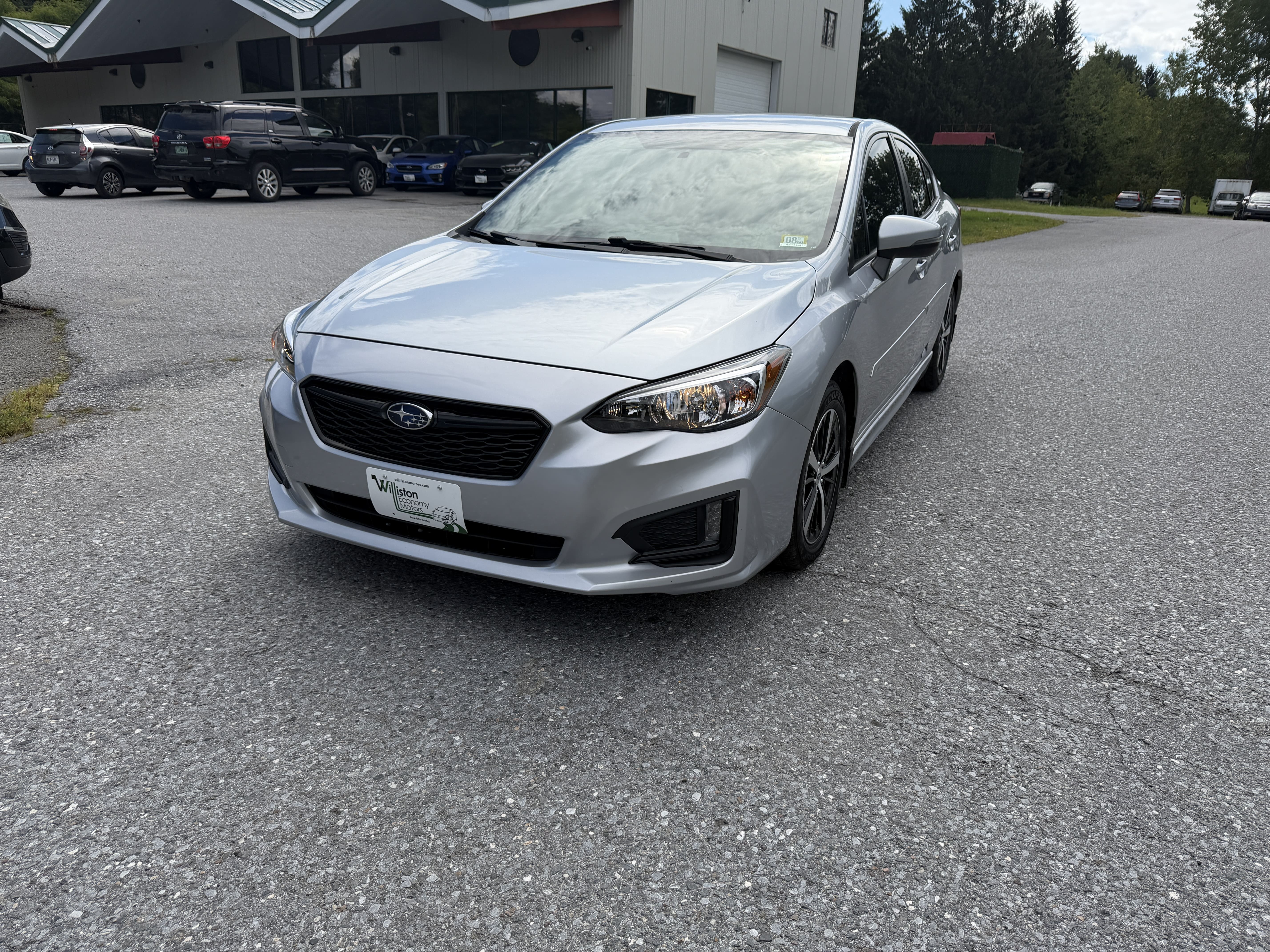 Silver 2018 Subaru Impreza Sedan All-Wheel Drive Automatic