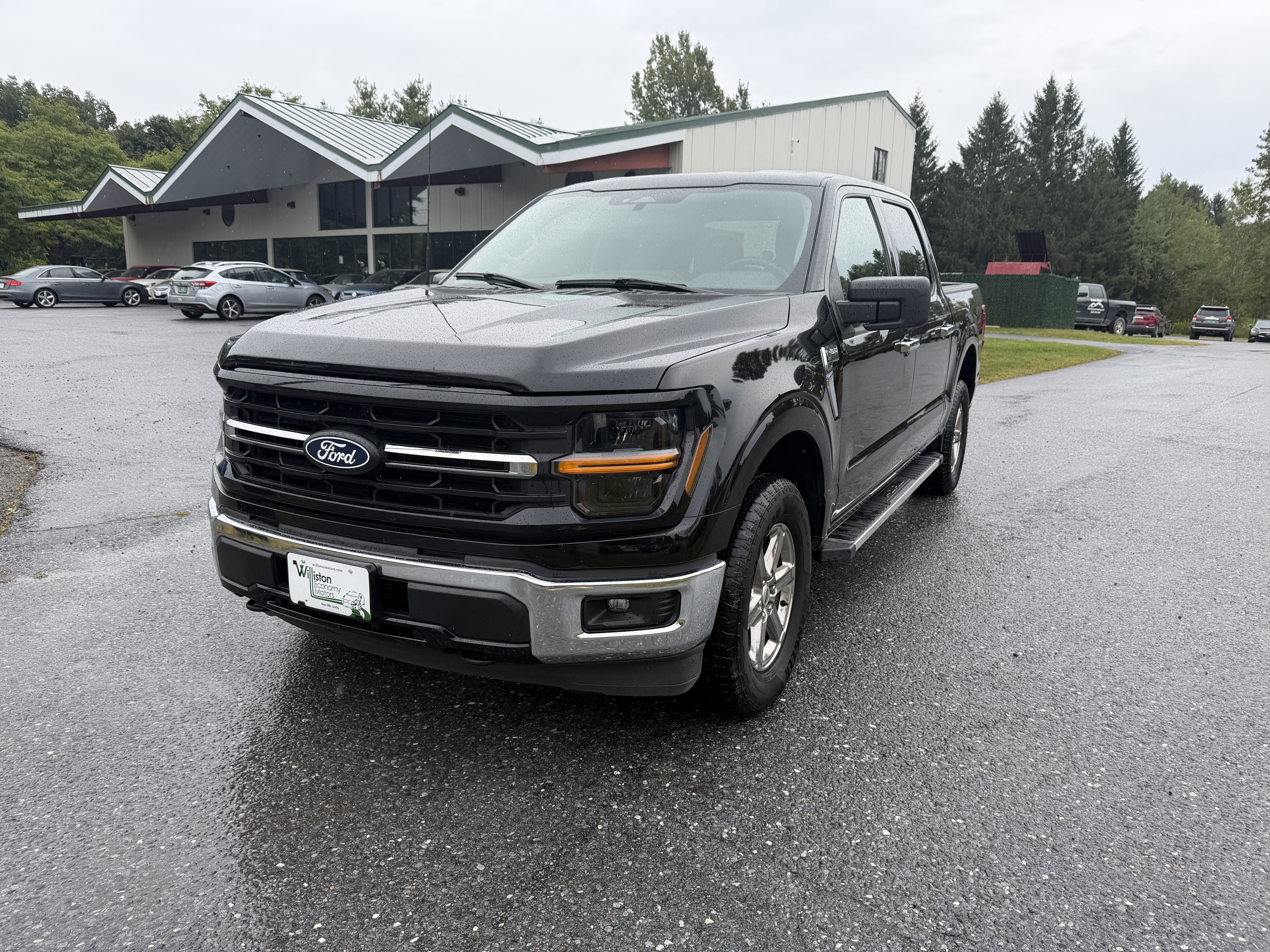 Black 2025 Ford F-150 Pickup Truck Four-Wheel Drive Automatic