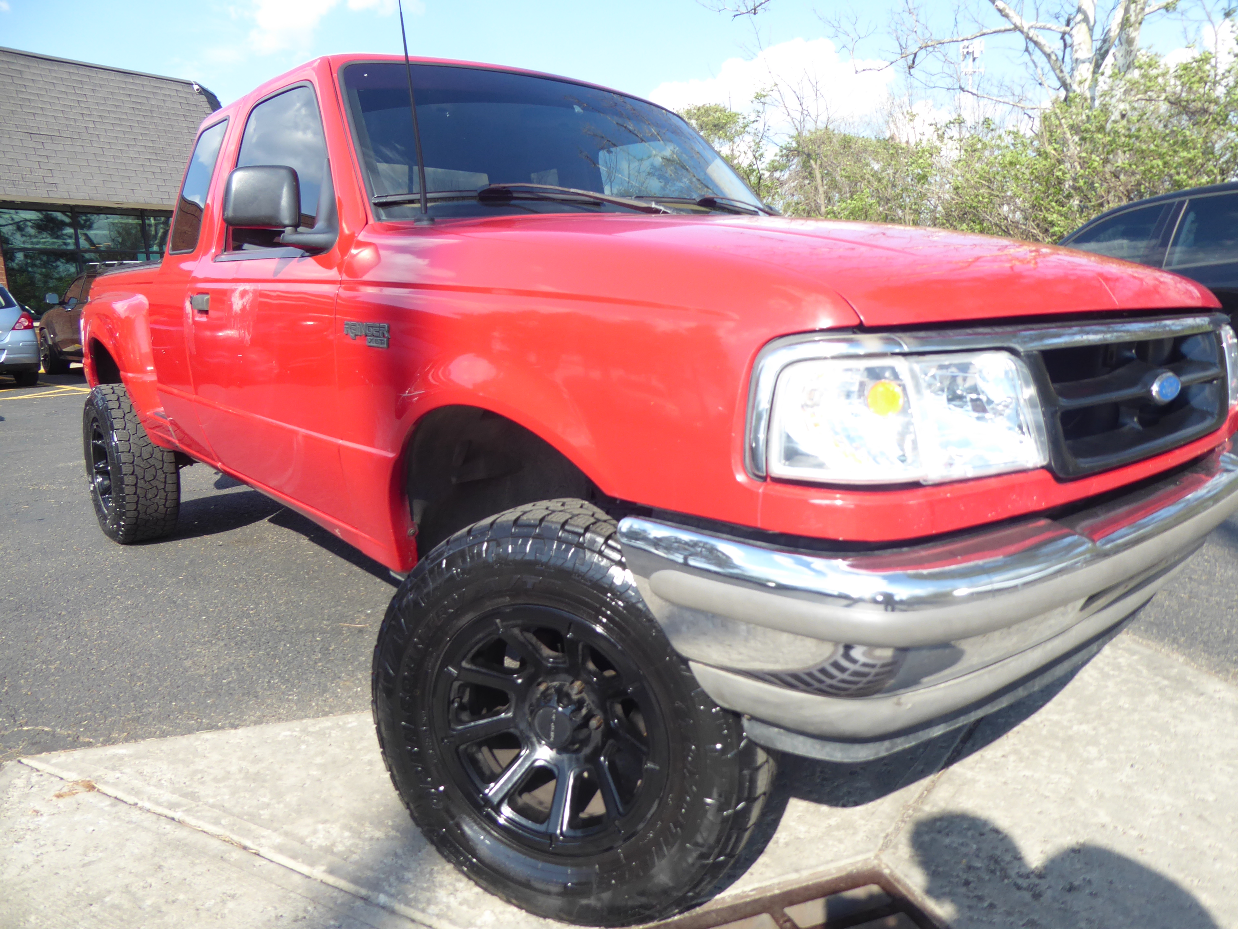 Red 1996 Ford Ranger XL Extended Cab SB Pickup Truck Rear-Wheel Drive Automatic