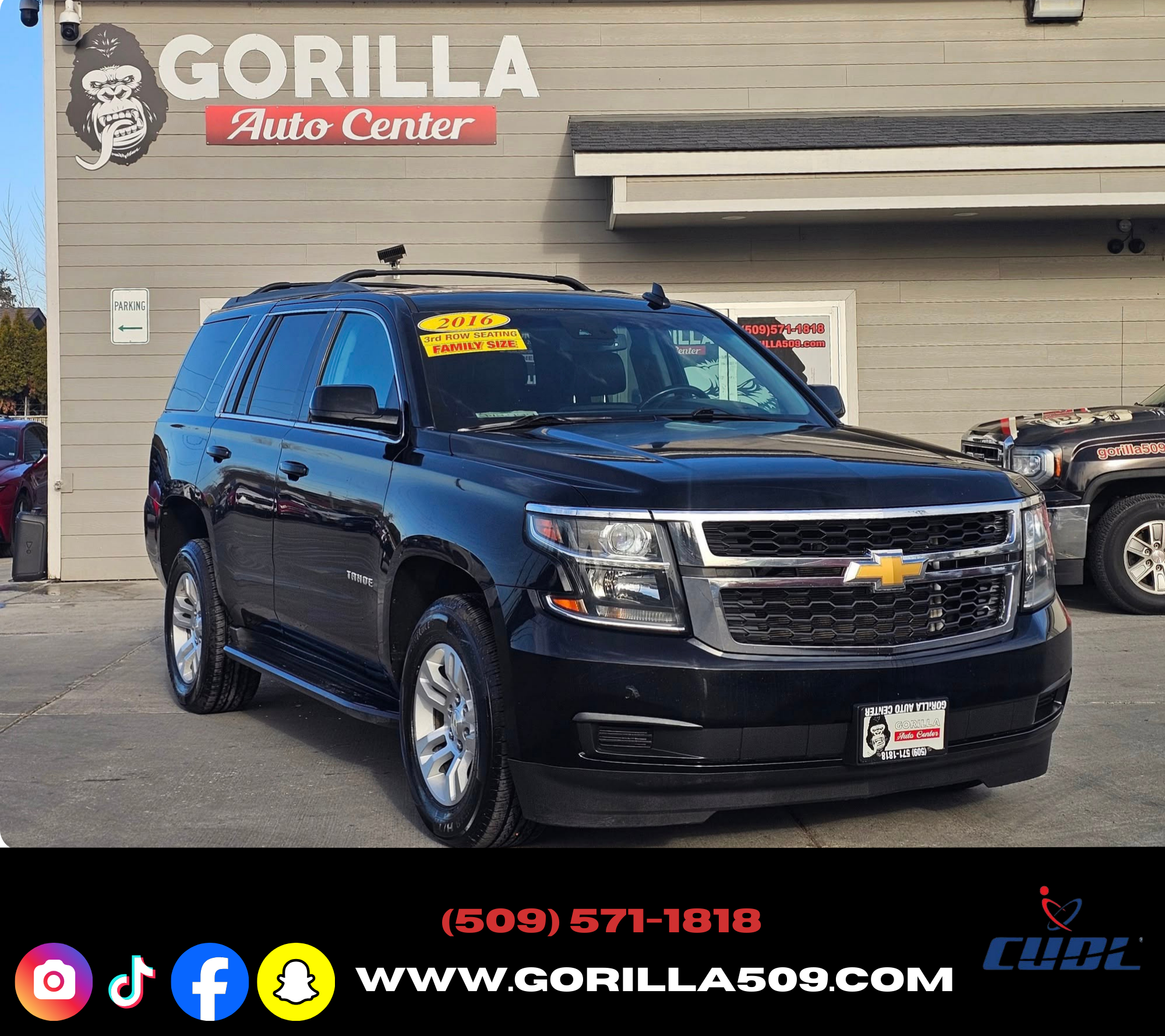 2016 Chevrolet Tahoe LT 4WD