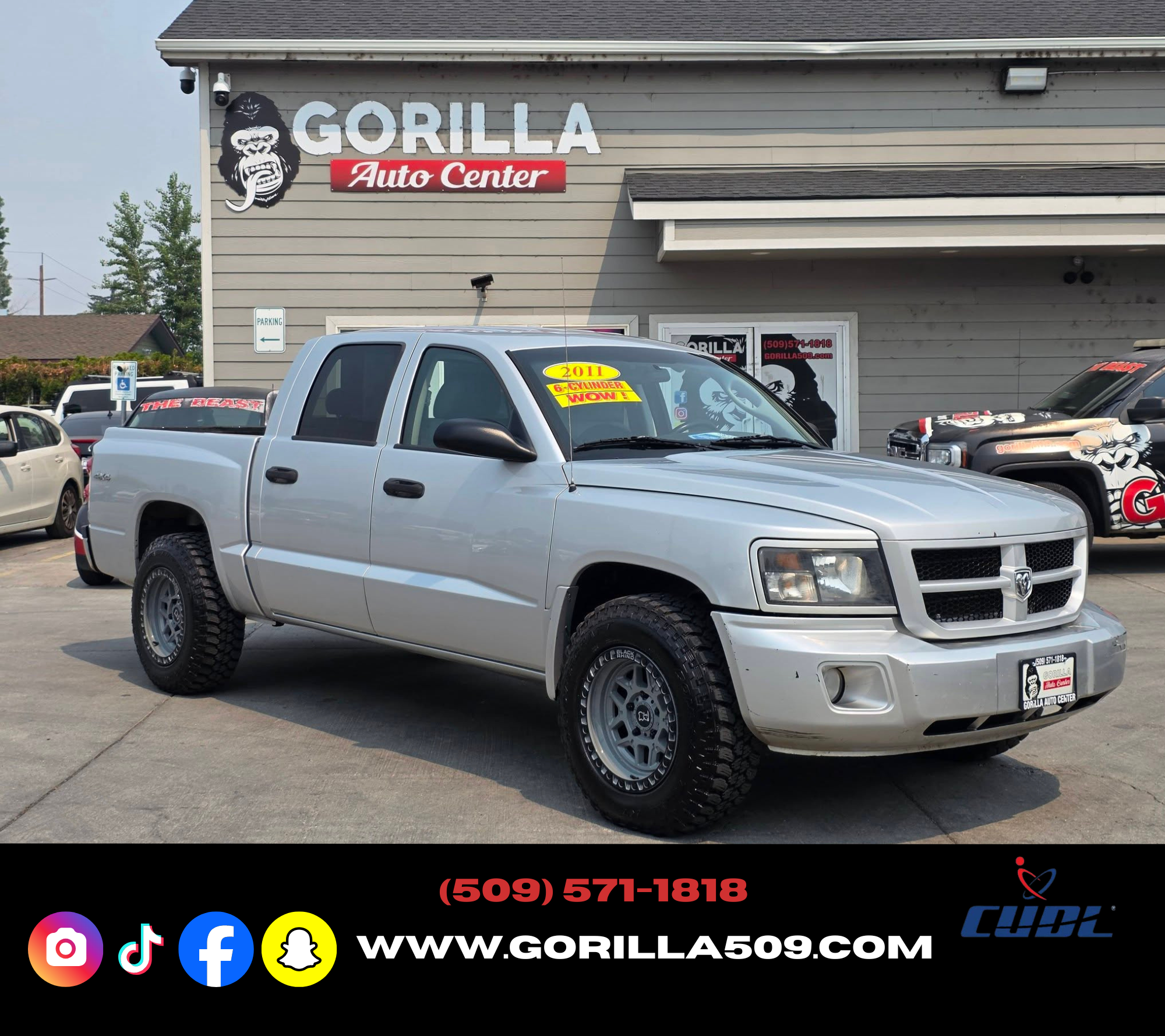 Silver 2011 RAM Dakota   Automatic