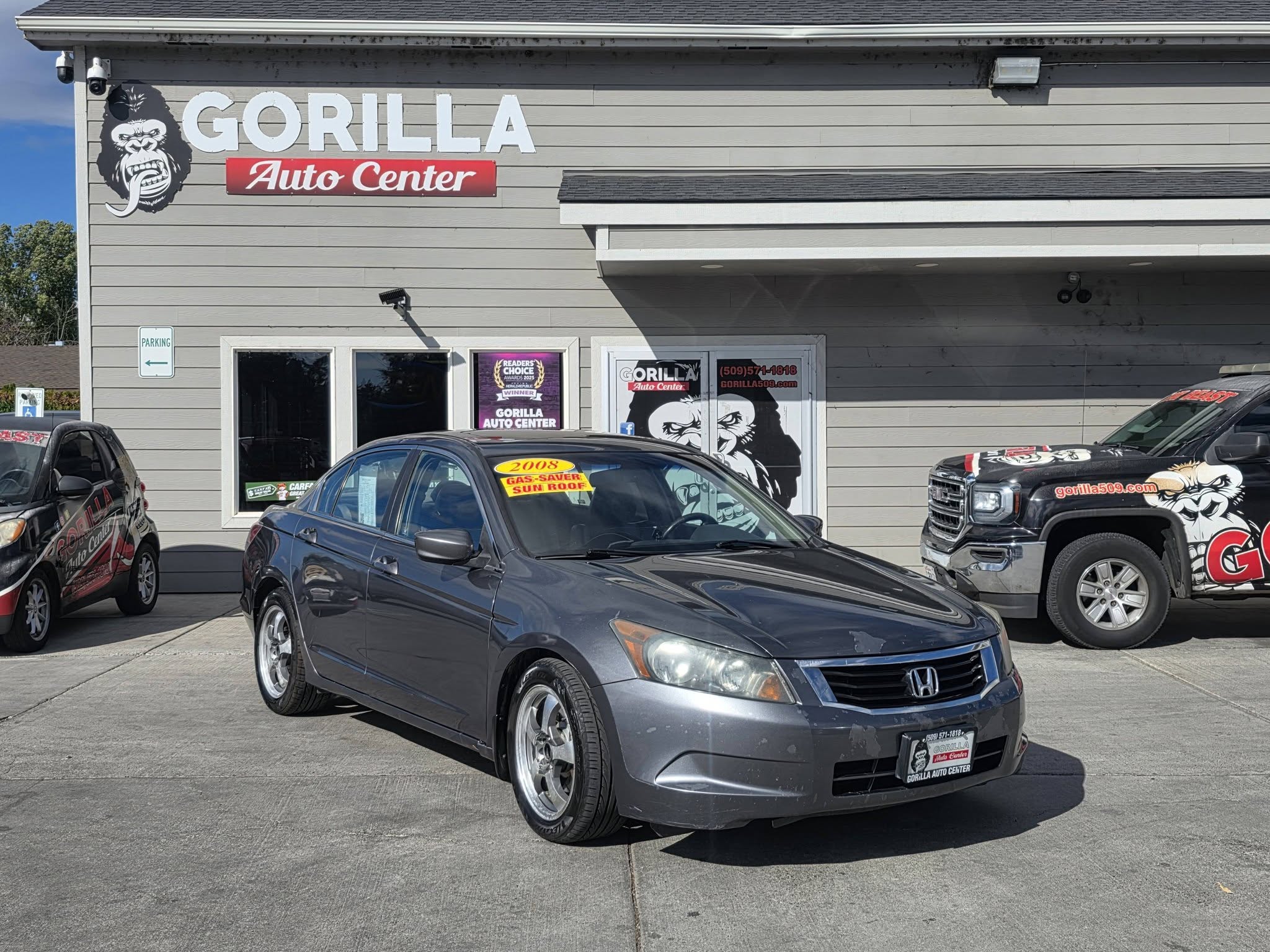 Black 2008 Honda Accord Sedan Front-Wheel Drive Automatic