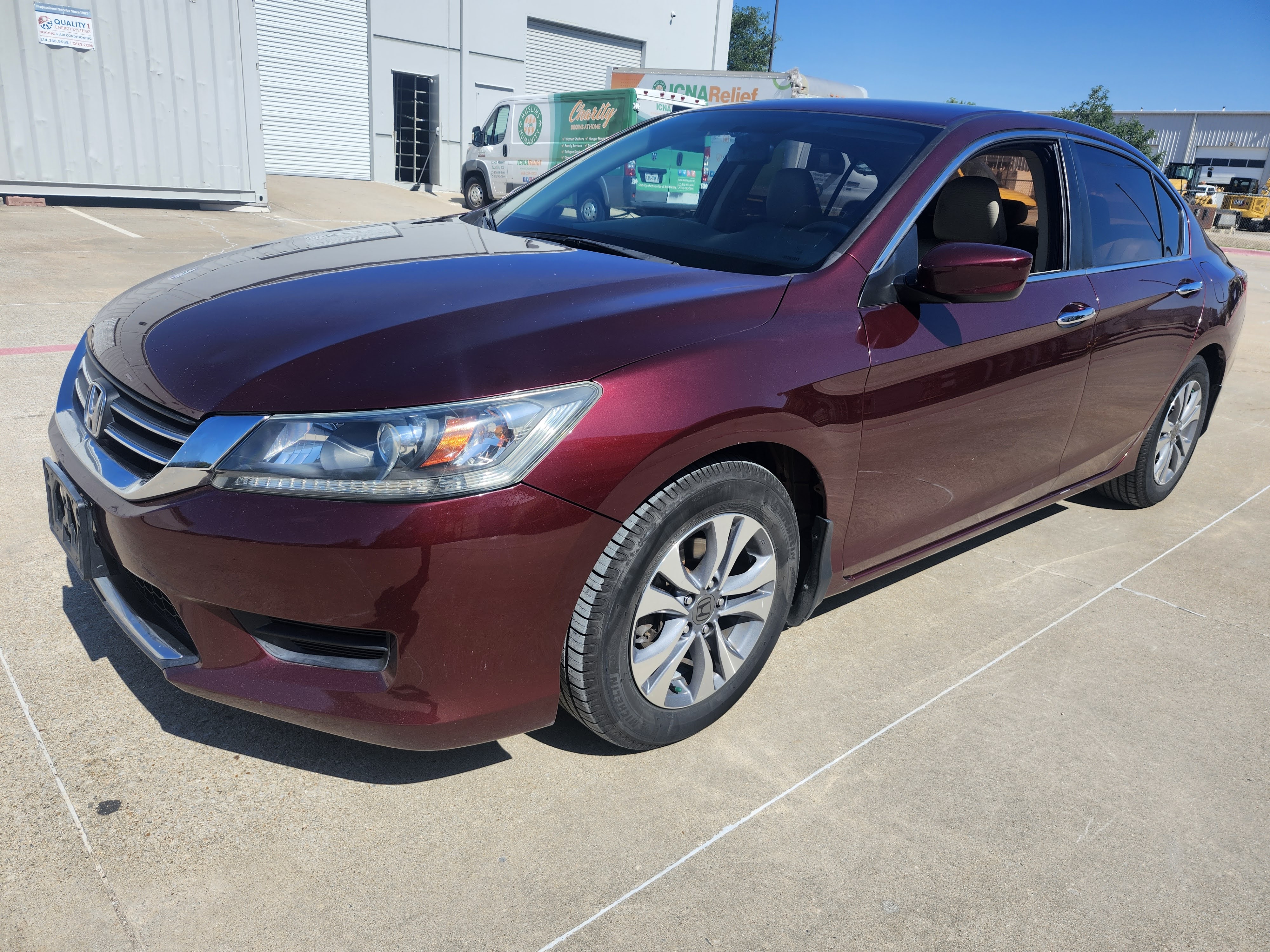 Red (Burgundy) 2015 Honda Accord Sedan Front-Wheel Drive Automatic