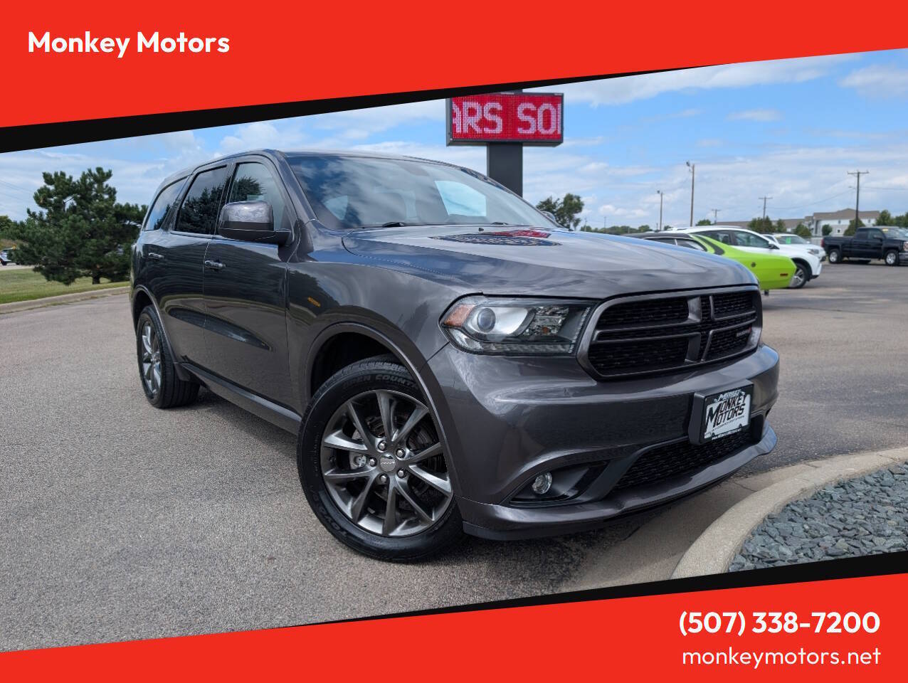 Gray (Granite Crystal Metallic Clear Coat) 2015 Dodge Durango SUV / Crossover All-Wheel Drive Automatic
