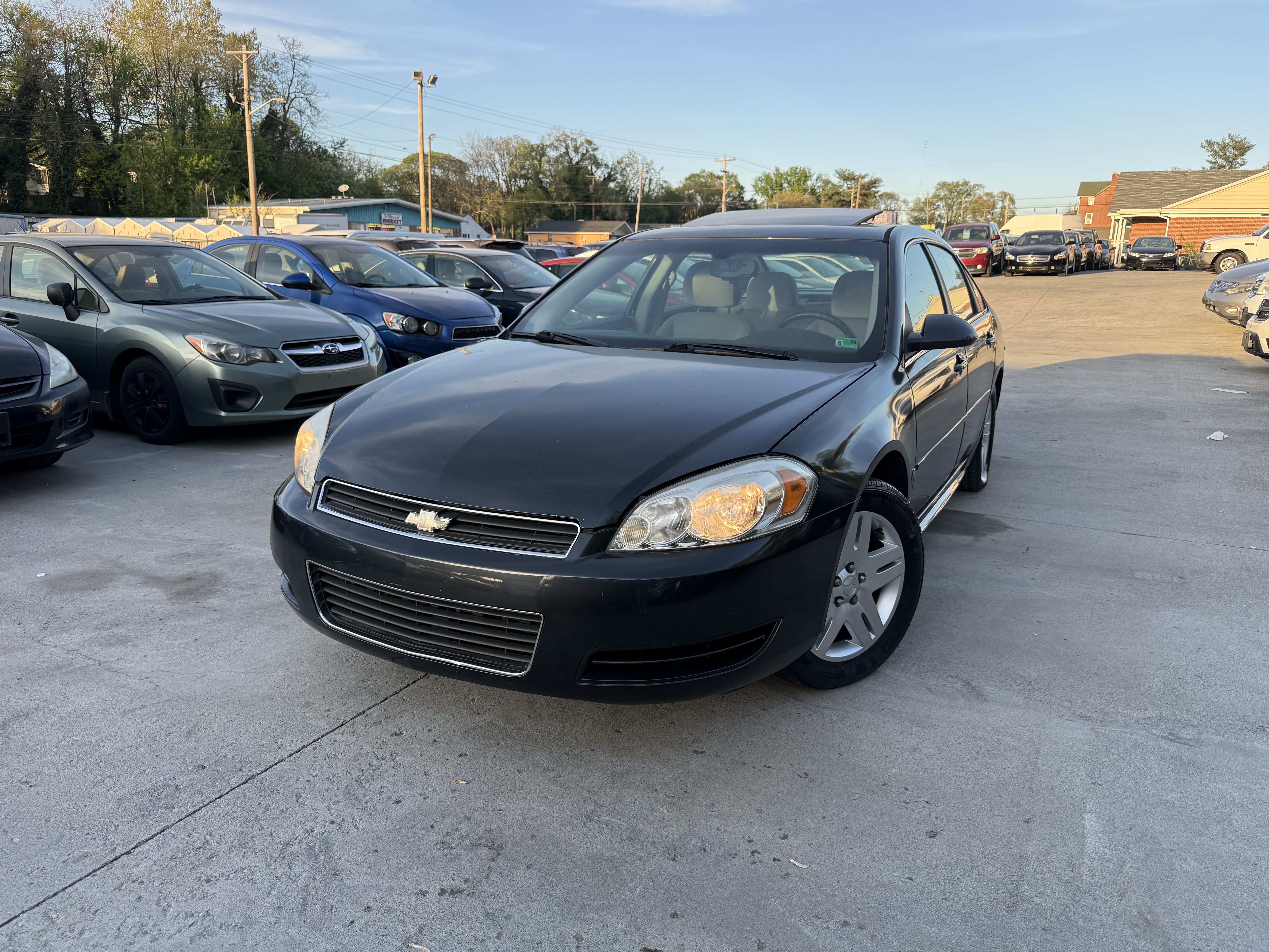 Gray 2013 Chevrolet Impala LT Fleet FWD Sedan Front-Wheel Drive Automatic