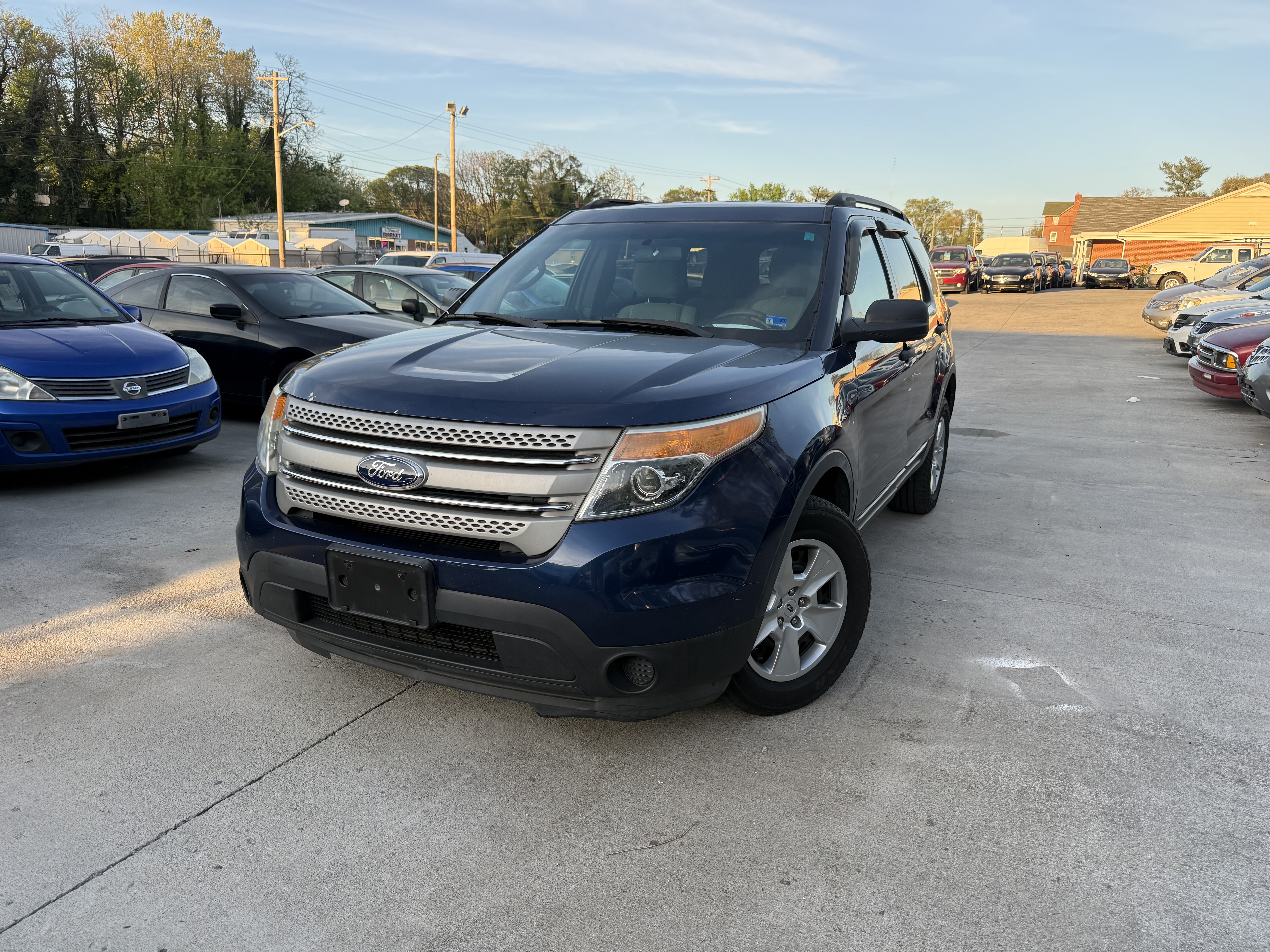 Blue 2012 Ford Explorer Base 4WD SUV / Crossover All-Wheel Drive Automatic