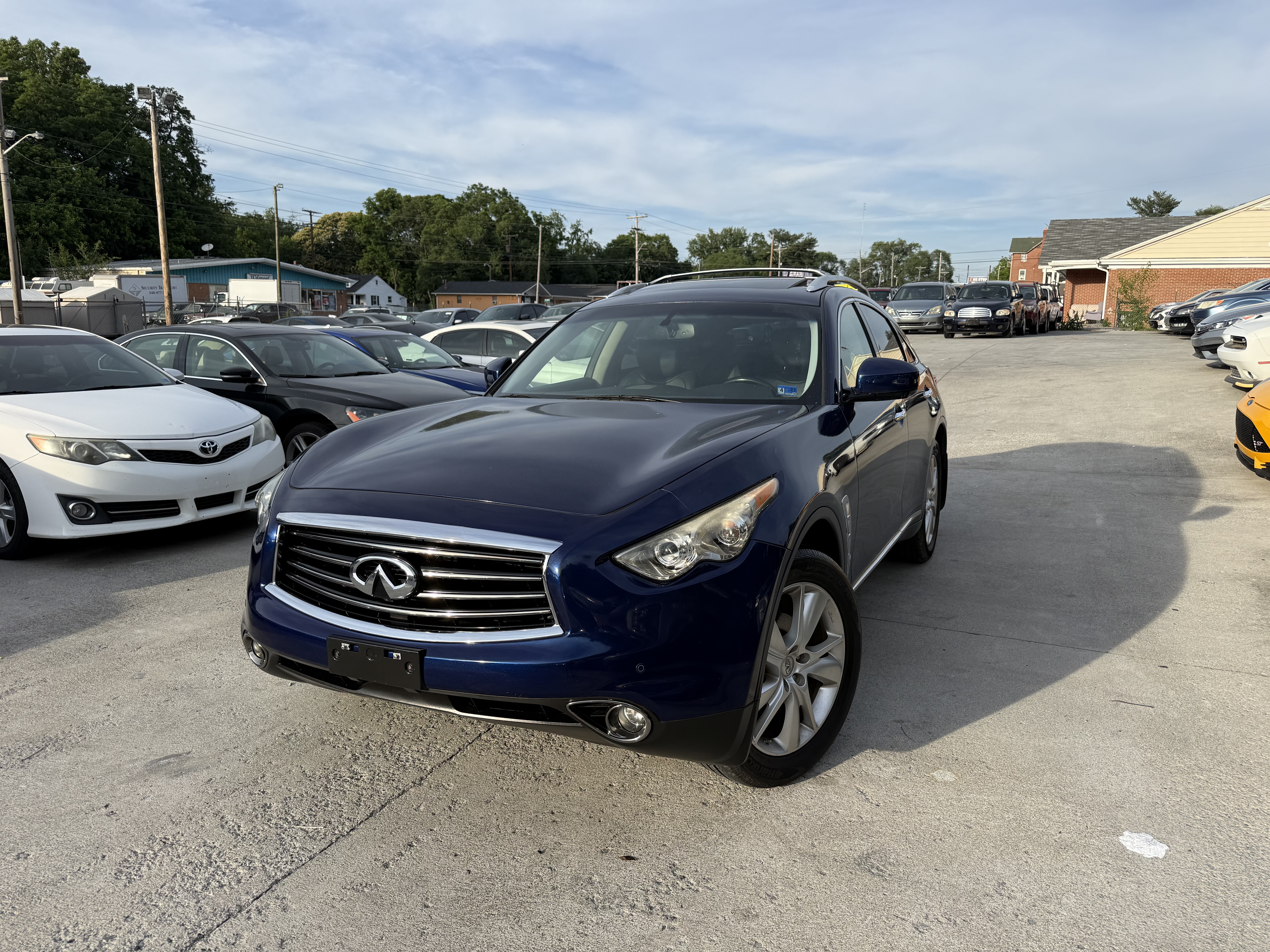 Blue 2013 INFINITI FX37 AWD SUV / Crossover All-Wheel Drive Automatic