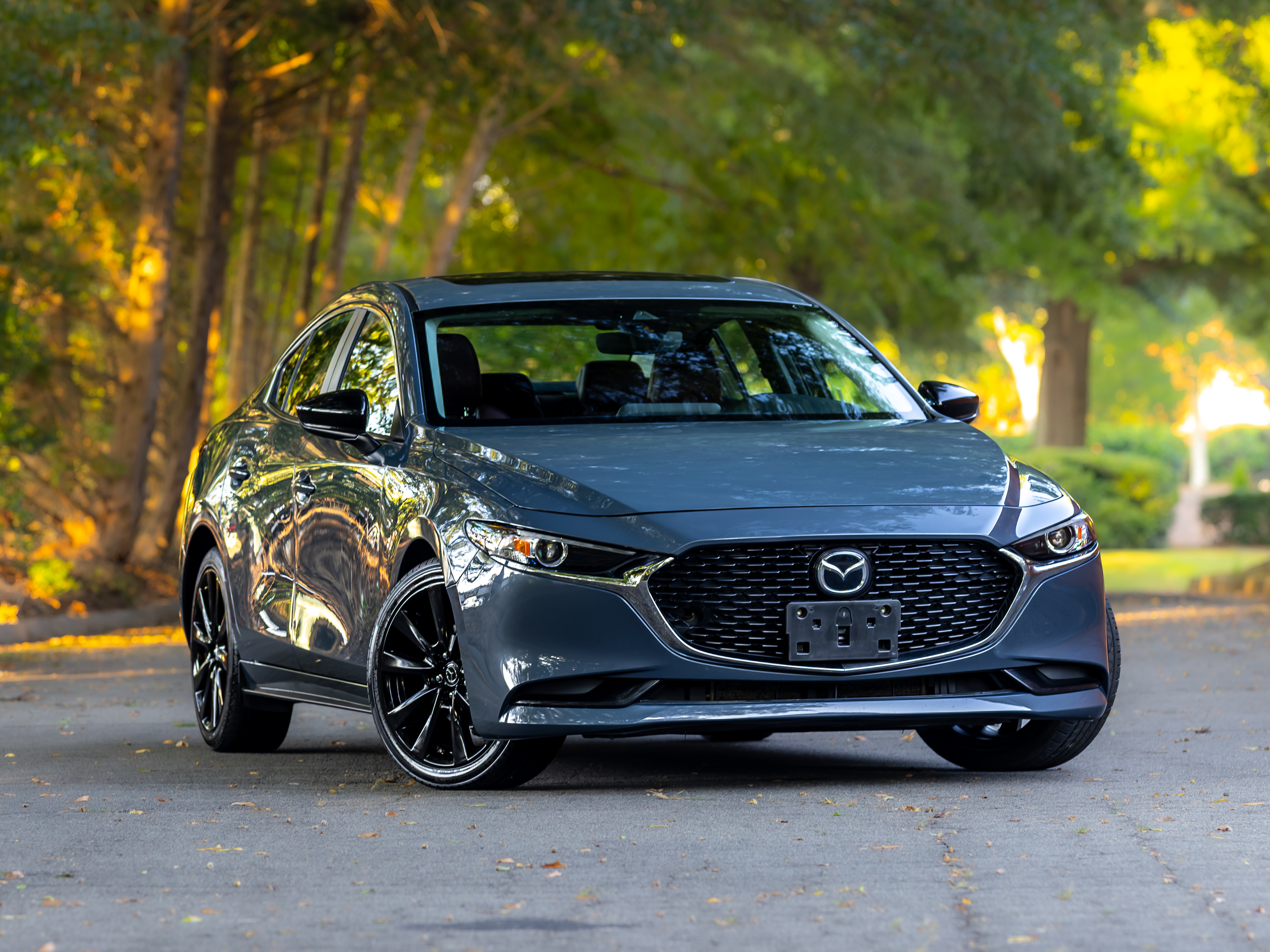Gray 2022 Mazda MAZDA3 Sedan Front-Wheel Drive Automatic
