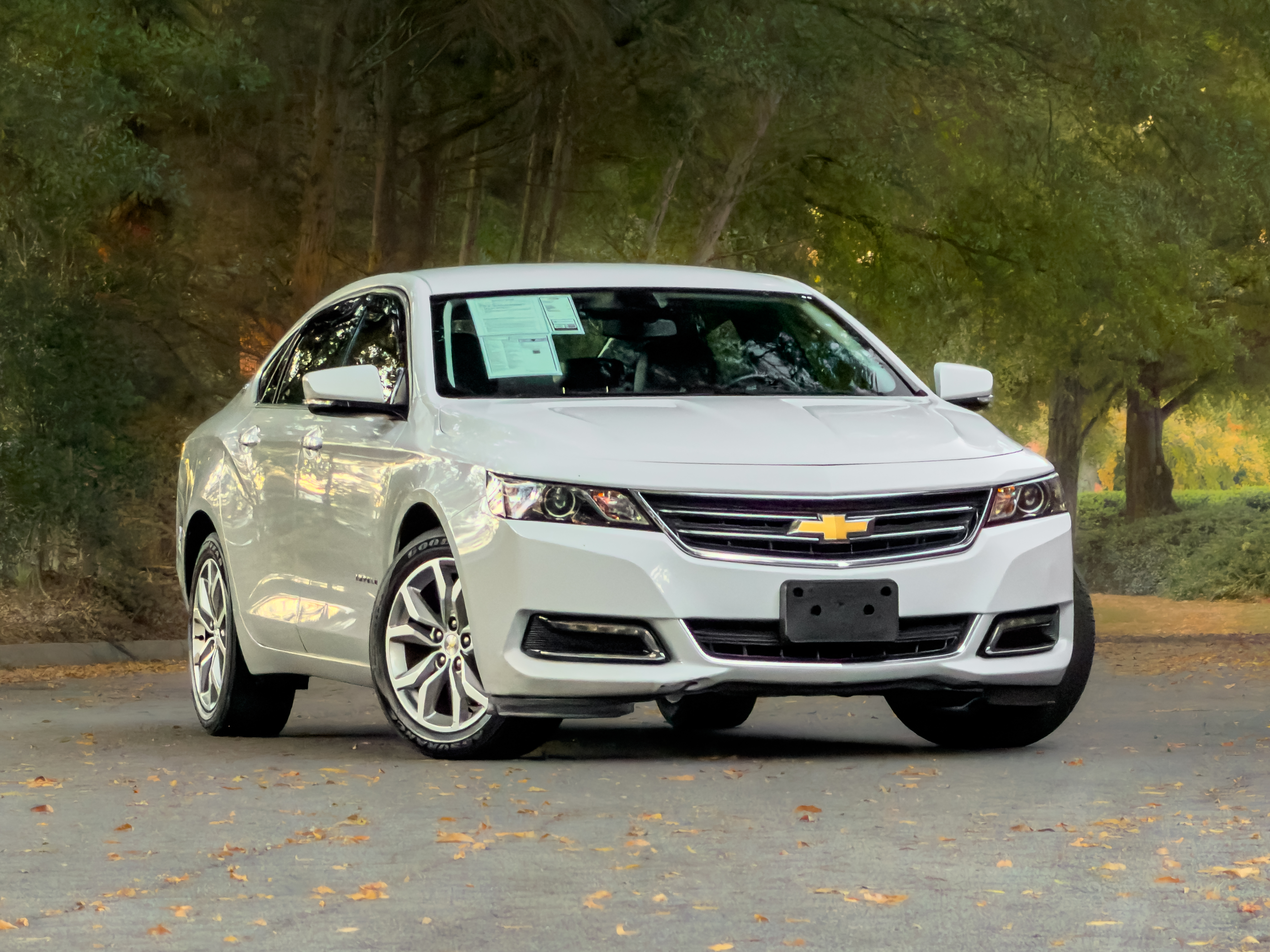 White 2020 Chevrolet Impala Sedan Front-Wheel Drive Automatic