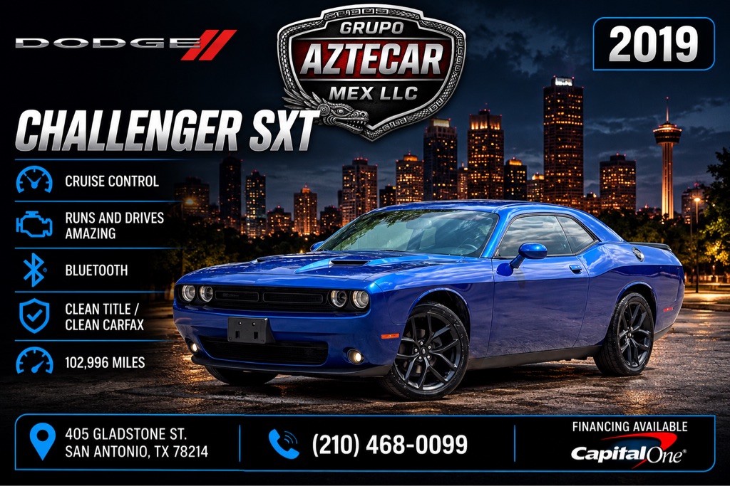 2019 Dodge Challenger Azul Coupé Tracción trasera Automática