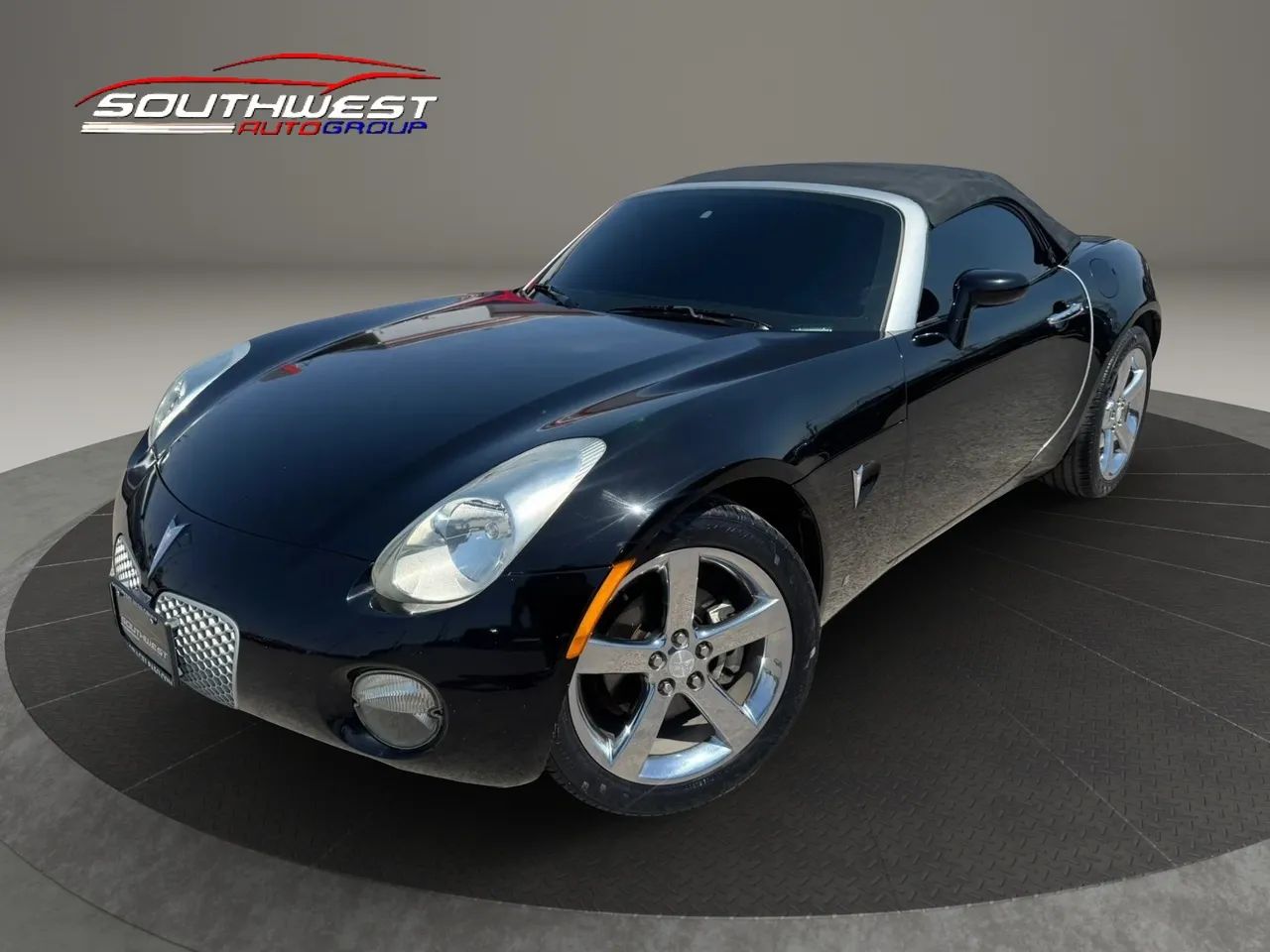 Black 2006 Pontiac Solstice Convertible Rear-Wheel Drive Manual