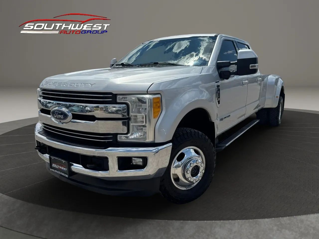 Silver 2017 Ford F-350 Super Duty Pickup Truck Four-Wheel Drive Automatic