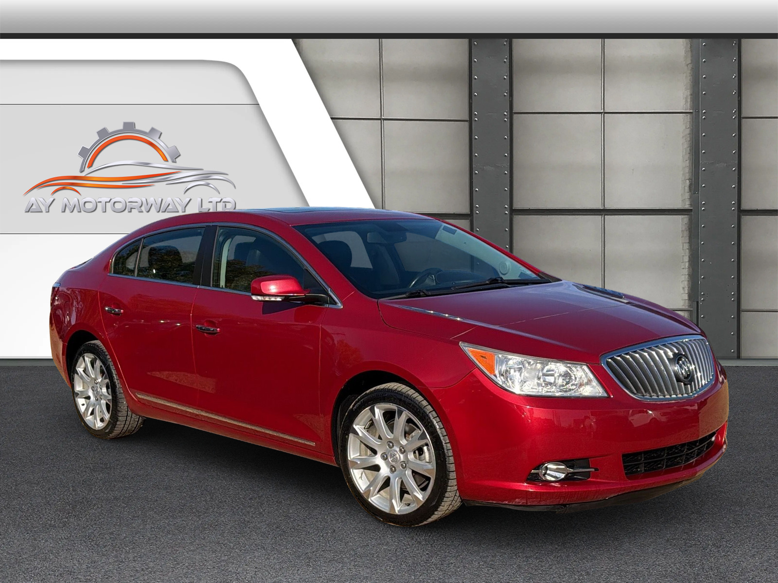 Red 2013 Buick LaCrosse Sedan All-Wheel Drive Automatic