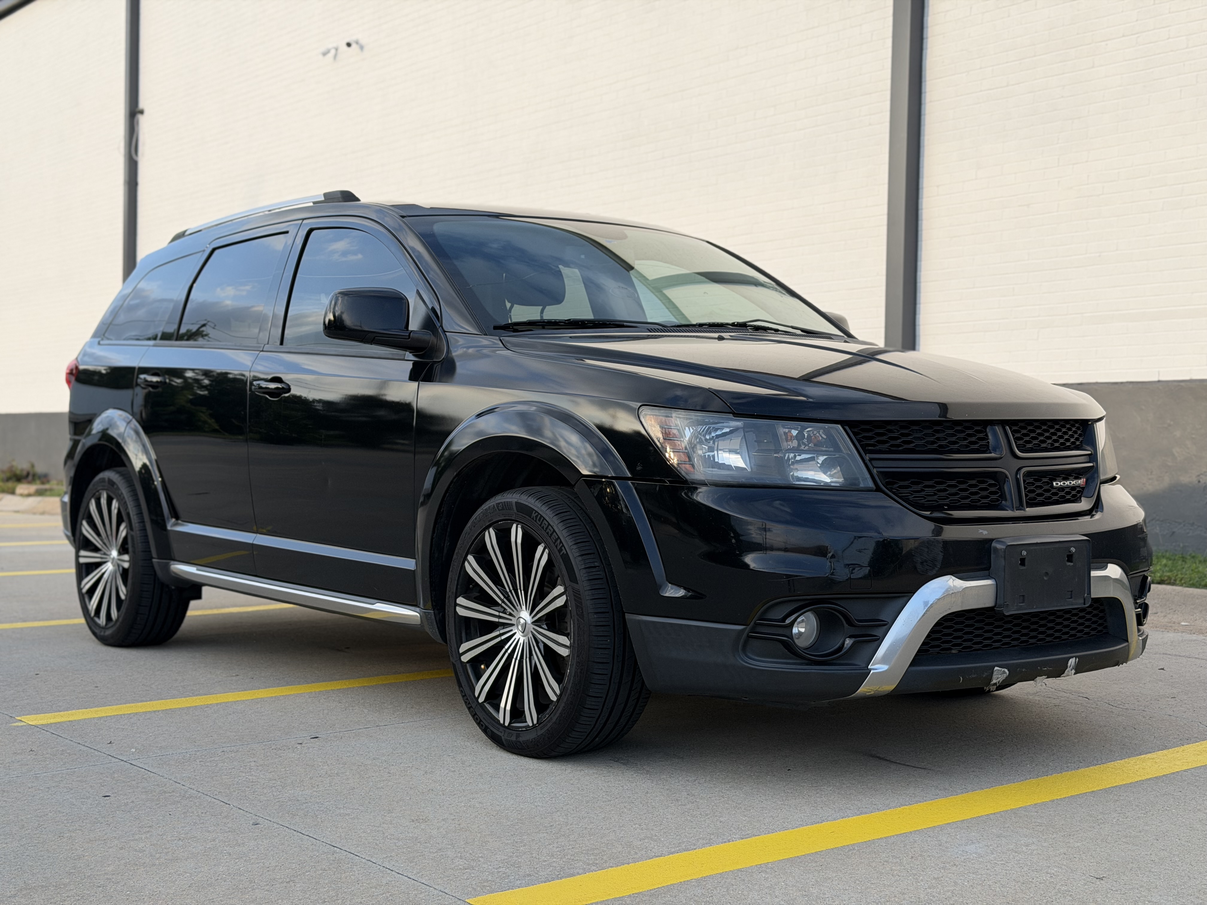 Black 2017 Dodge Journey SUV / Crossover Front-Wheel Drive Automatic